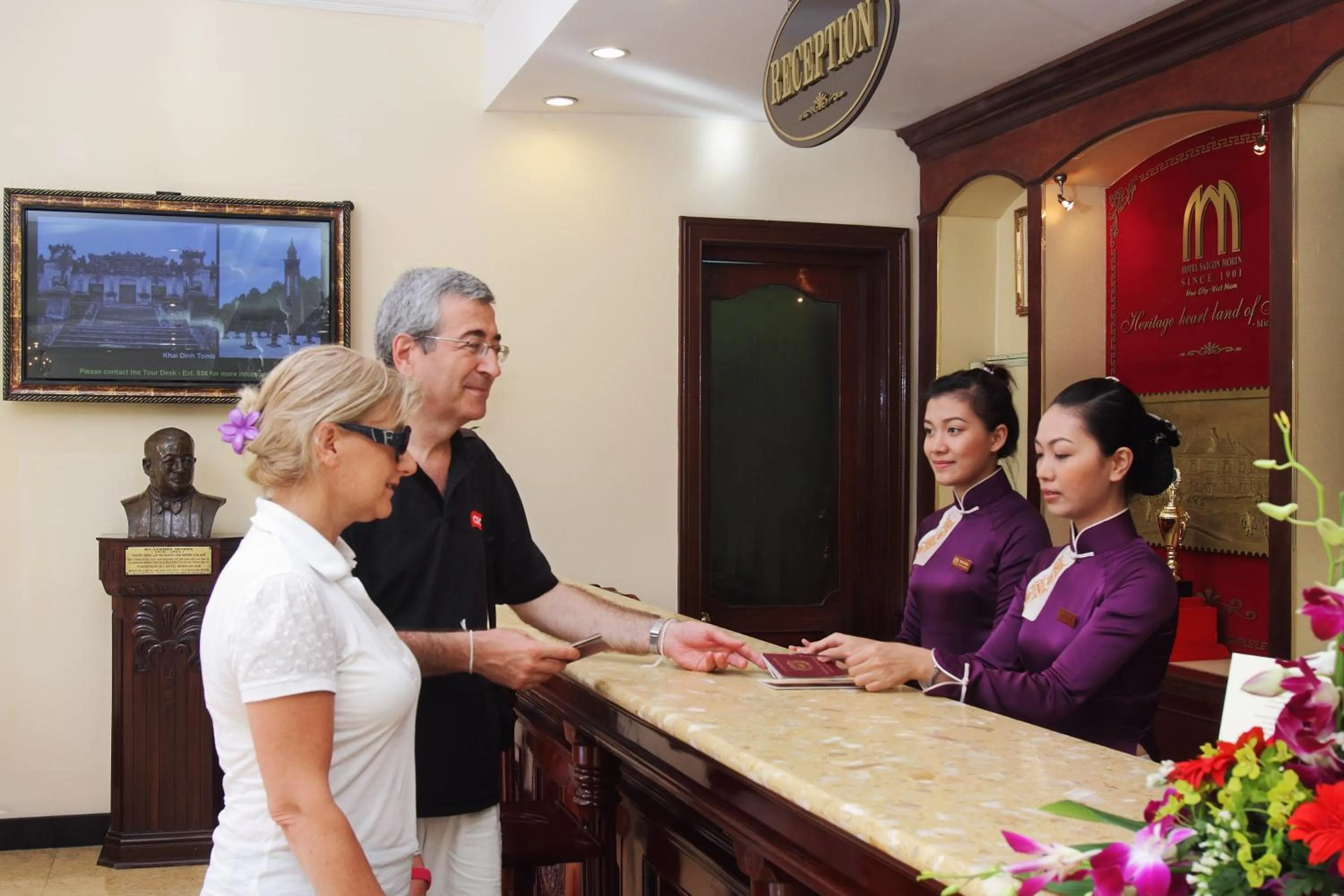 Lobby or reception in Saigon Morin Hotel