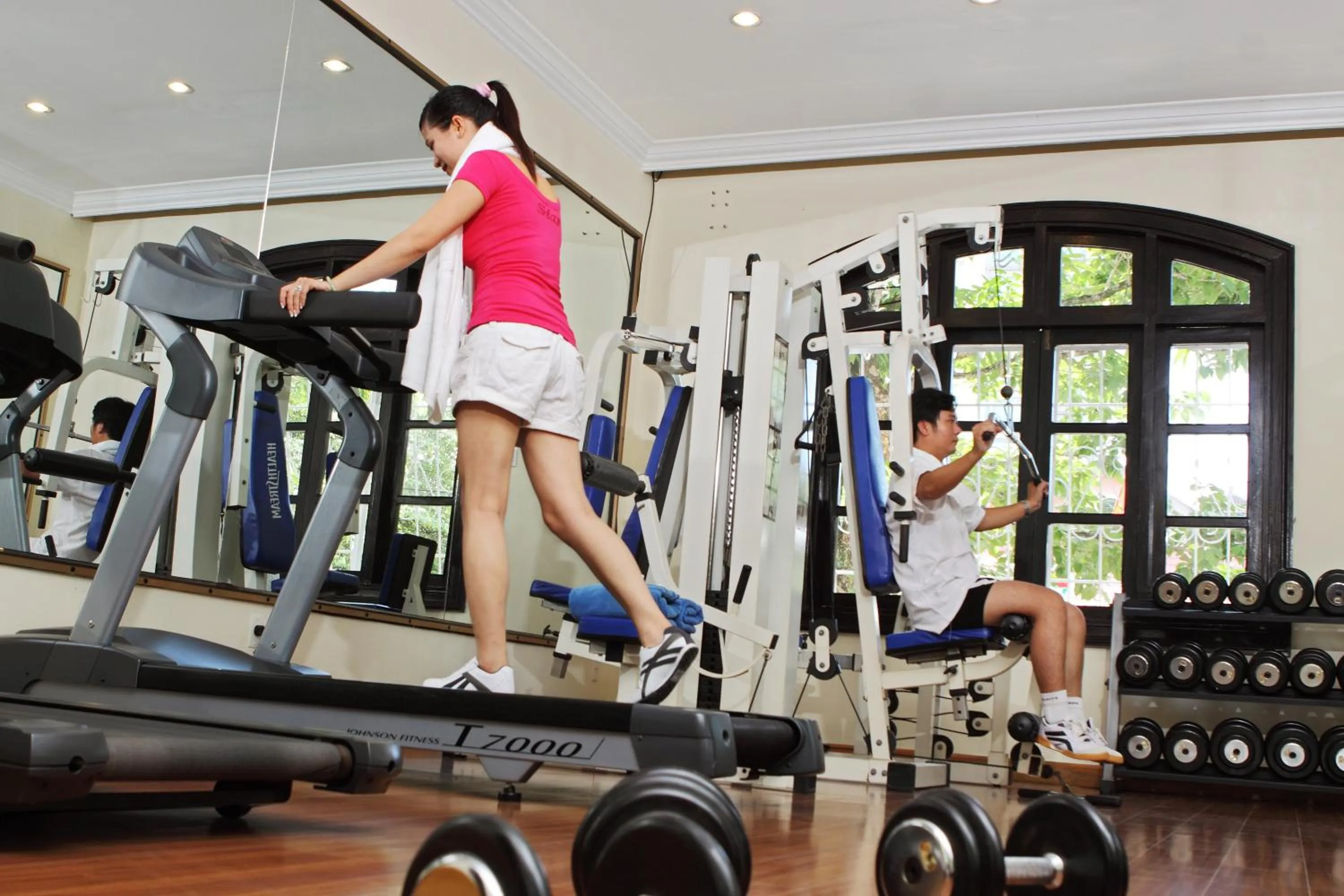 Fitness centre/facilities in Saigon Morin Hotel