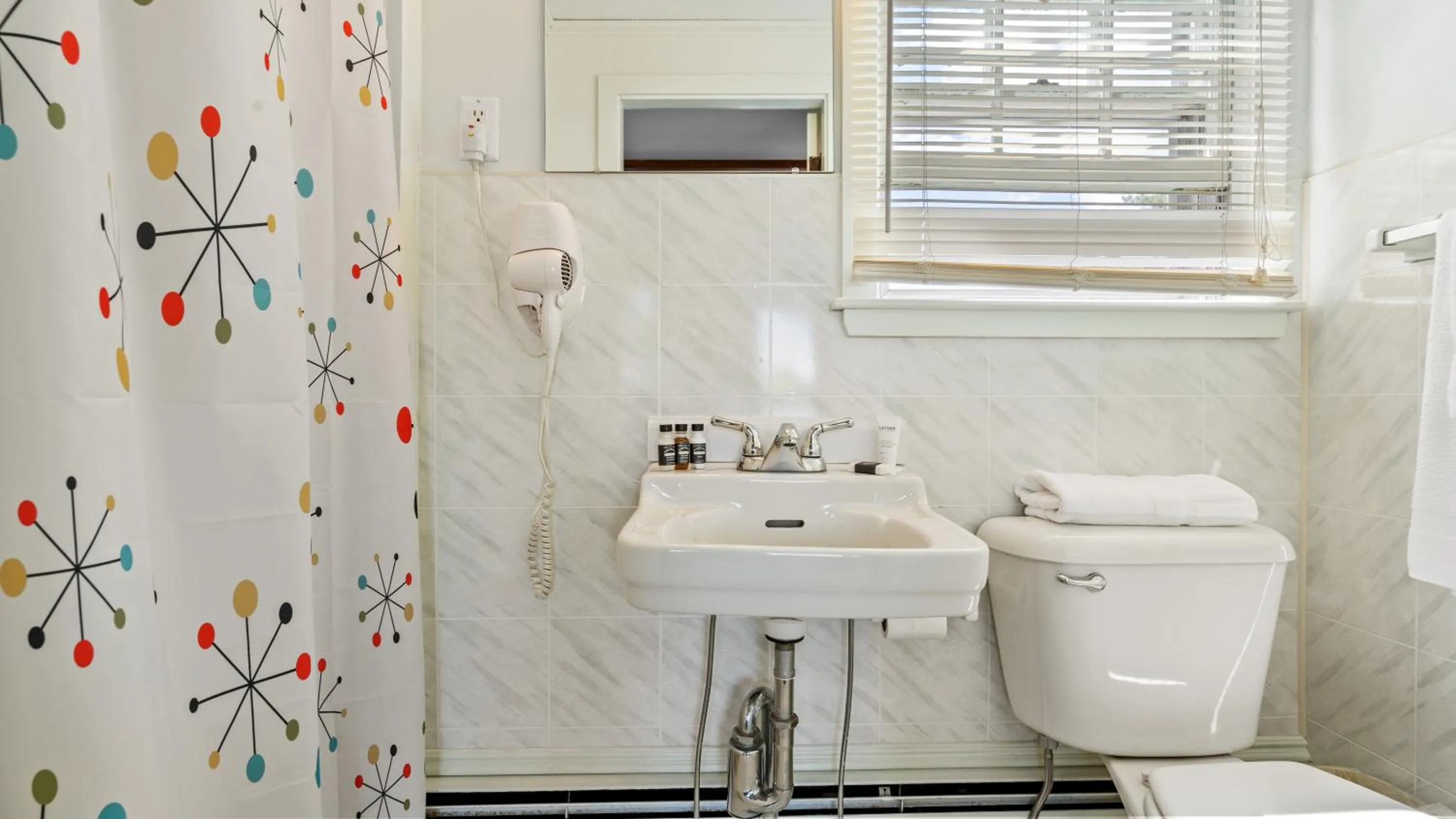 Bathroom in Mid-Town Motel