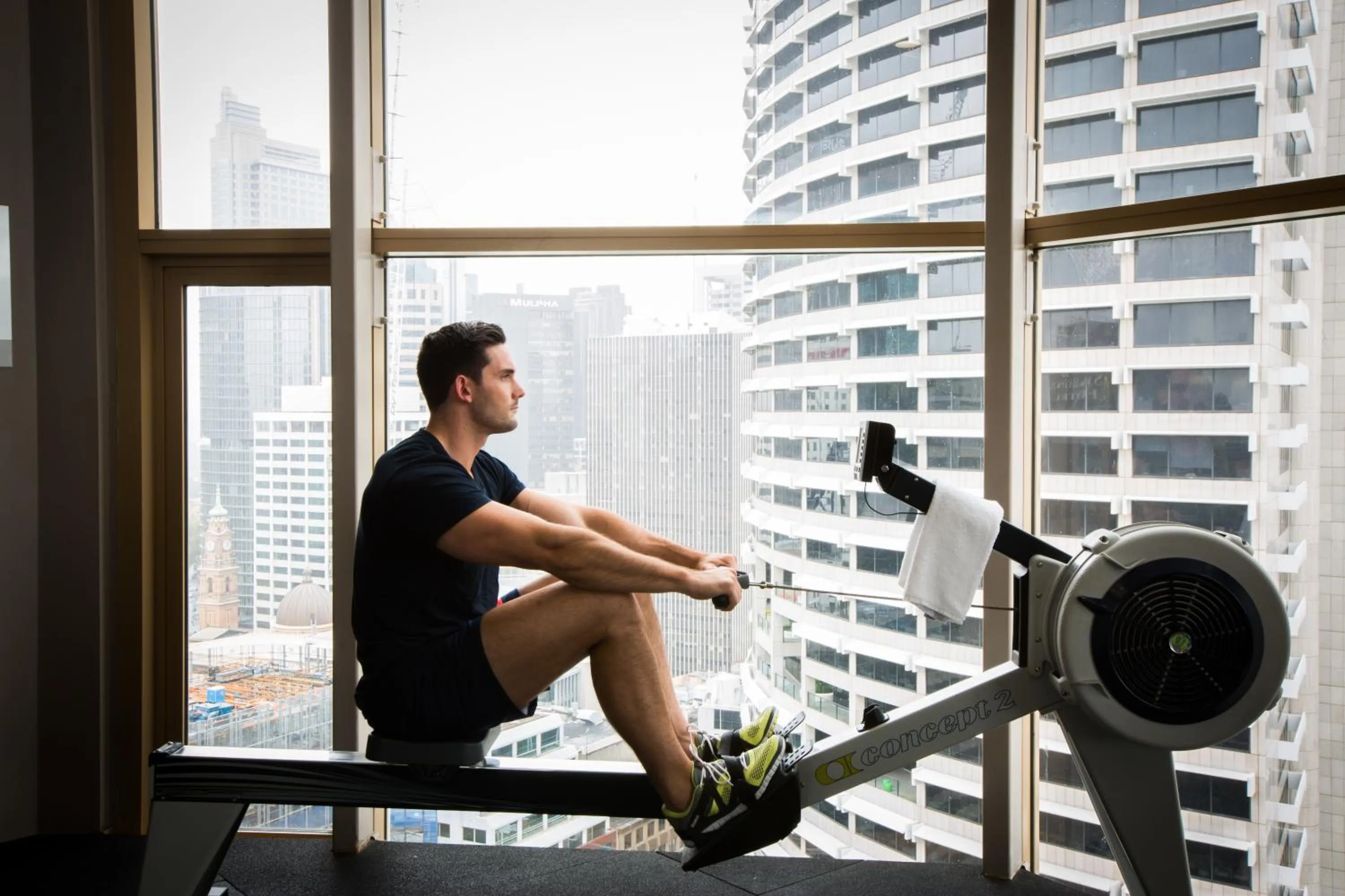 Fitness centre/facilities in The Sebel Quay West Suites Sydney