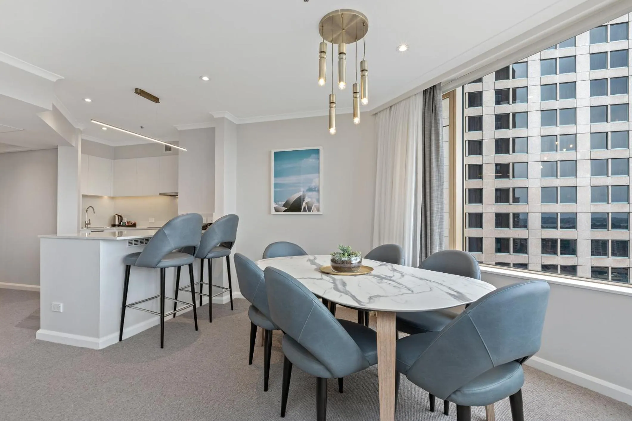 Living room in The Sebel Quay West Suites Sydney