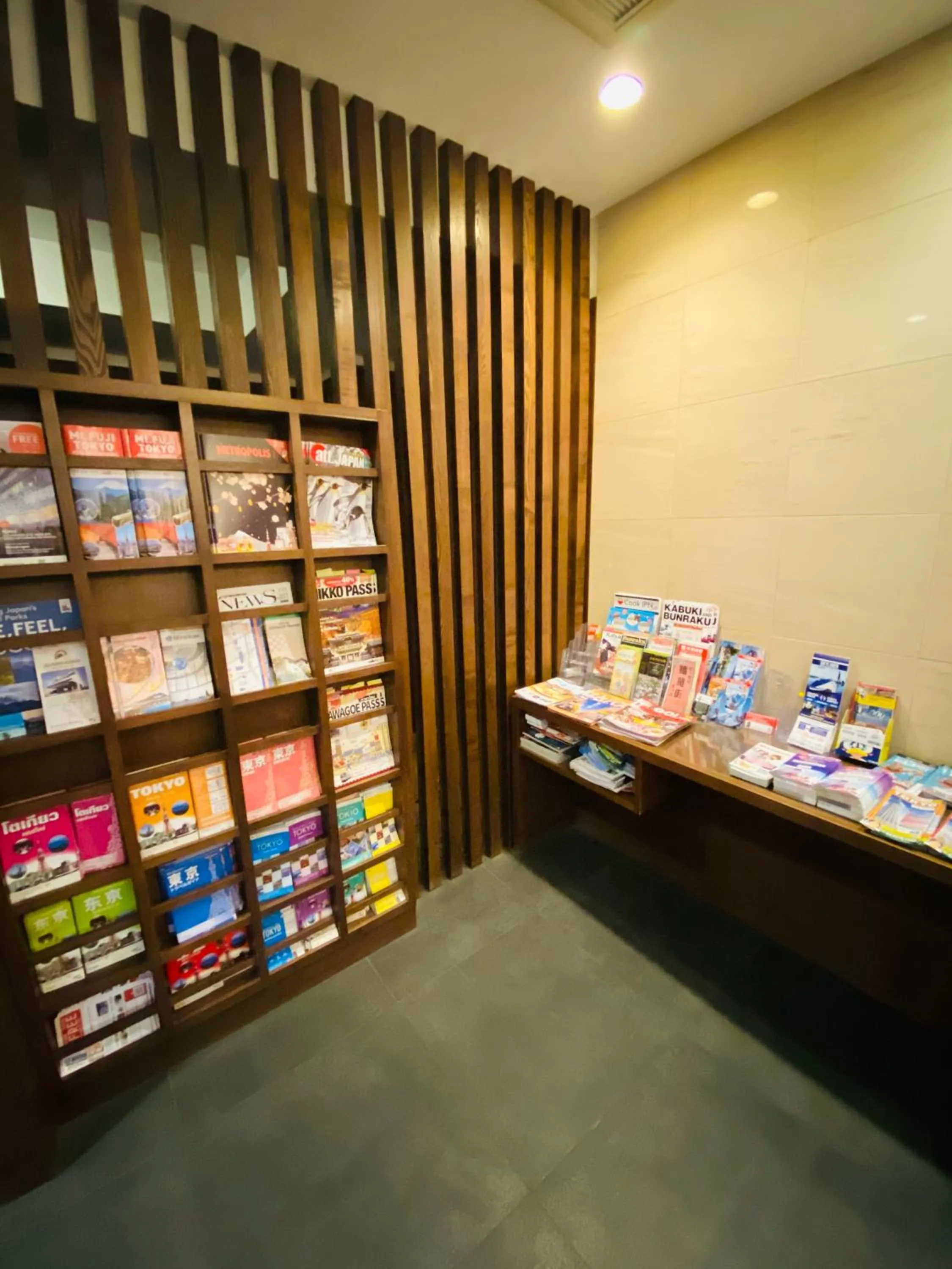 Communal lounge/ TV room in Ueno Touganeya Hotel