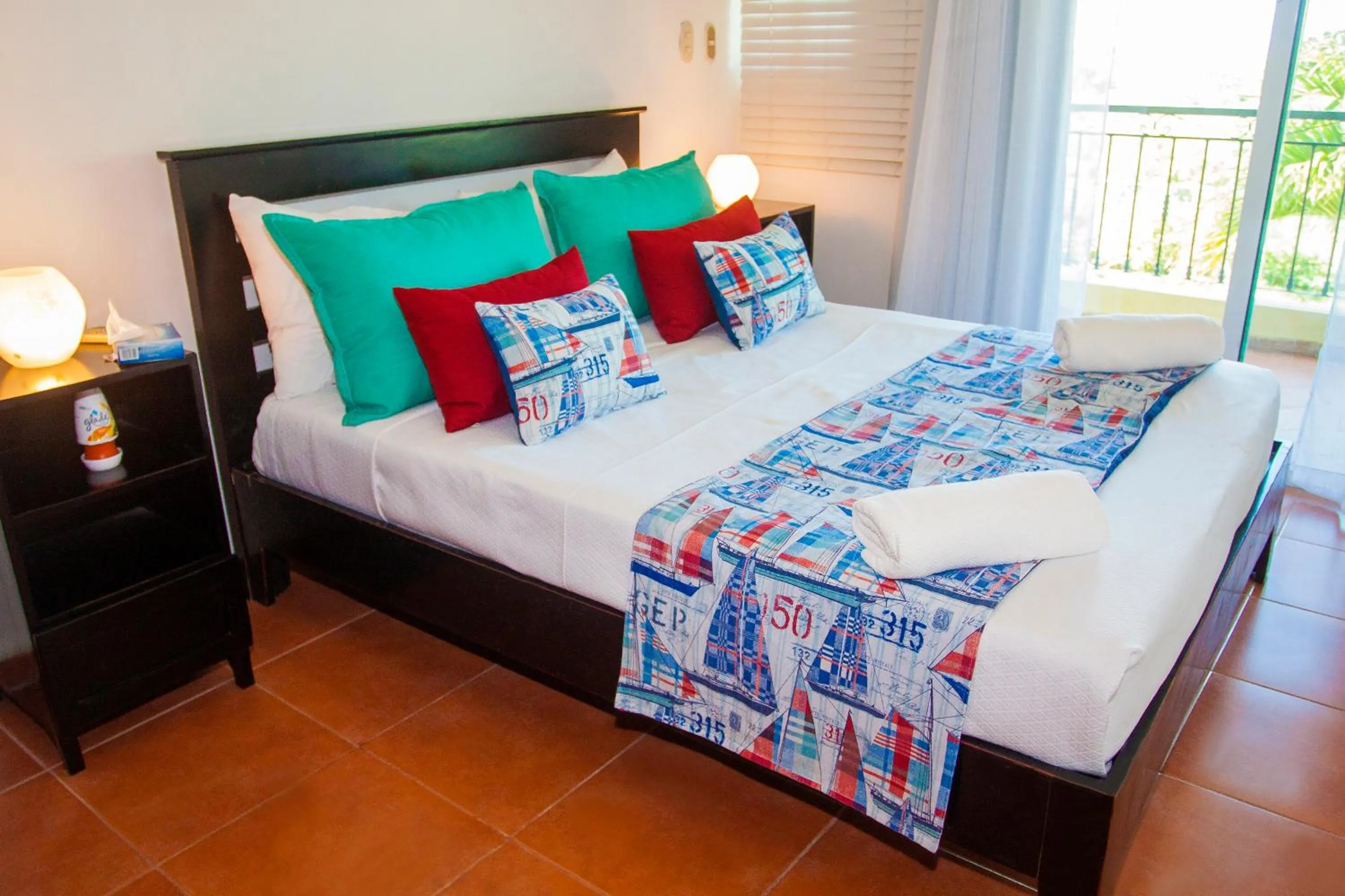 Bed in Cocotal Bavaro Apartments