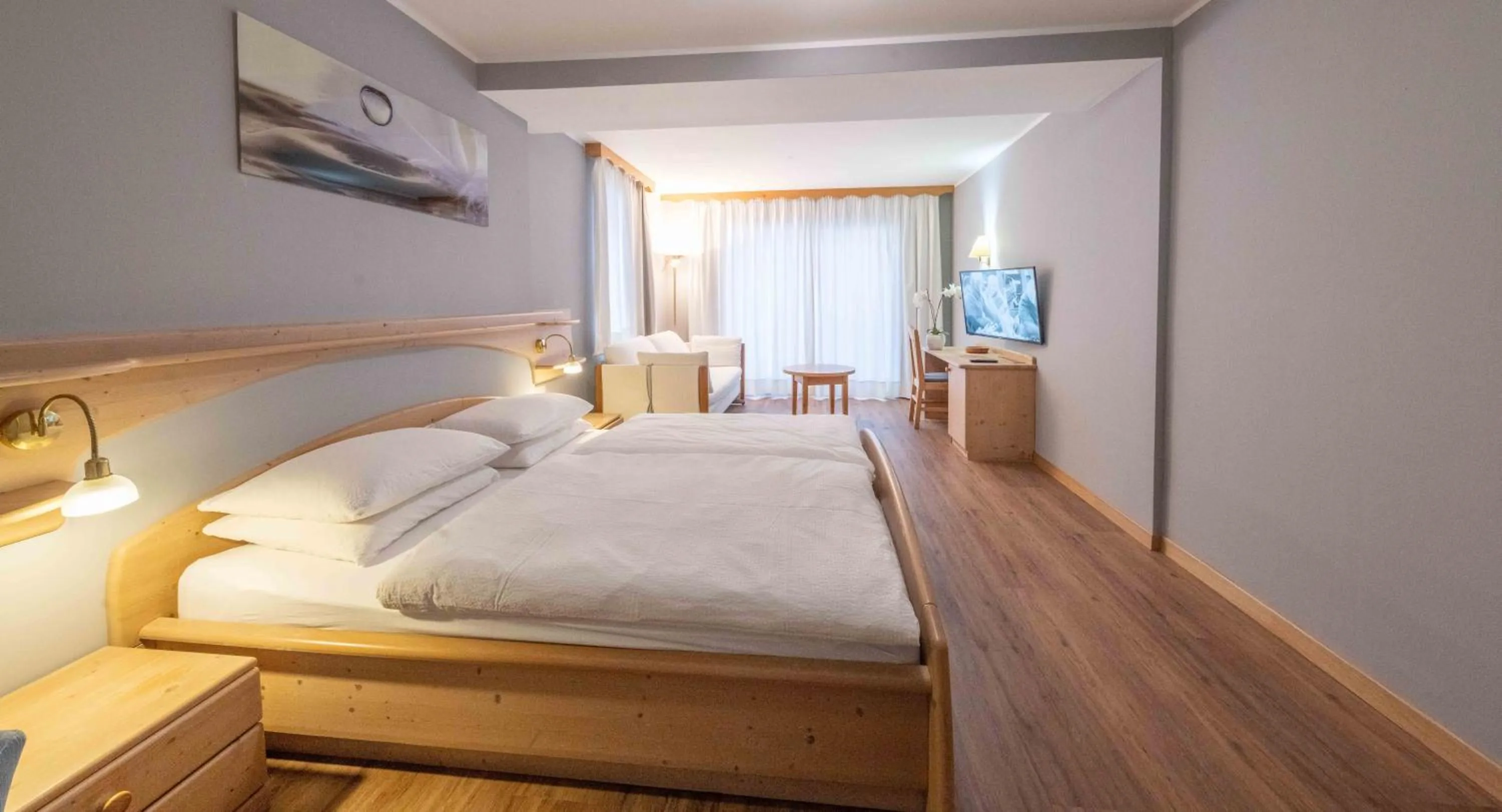 Bed in Hotel Hellweger