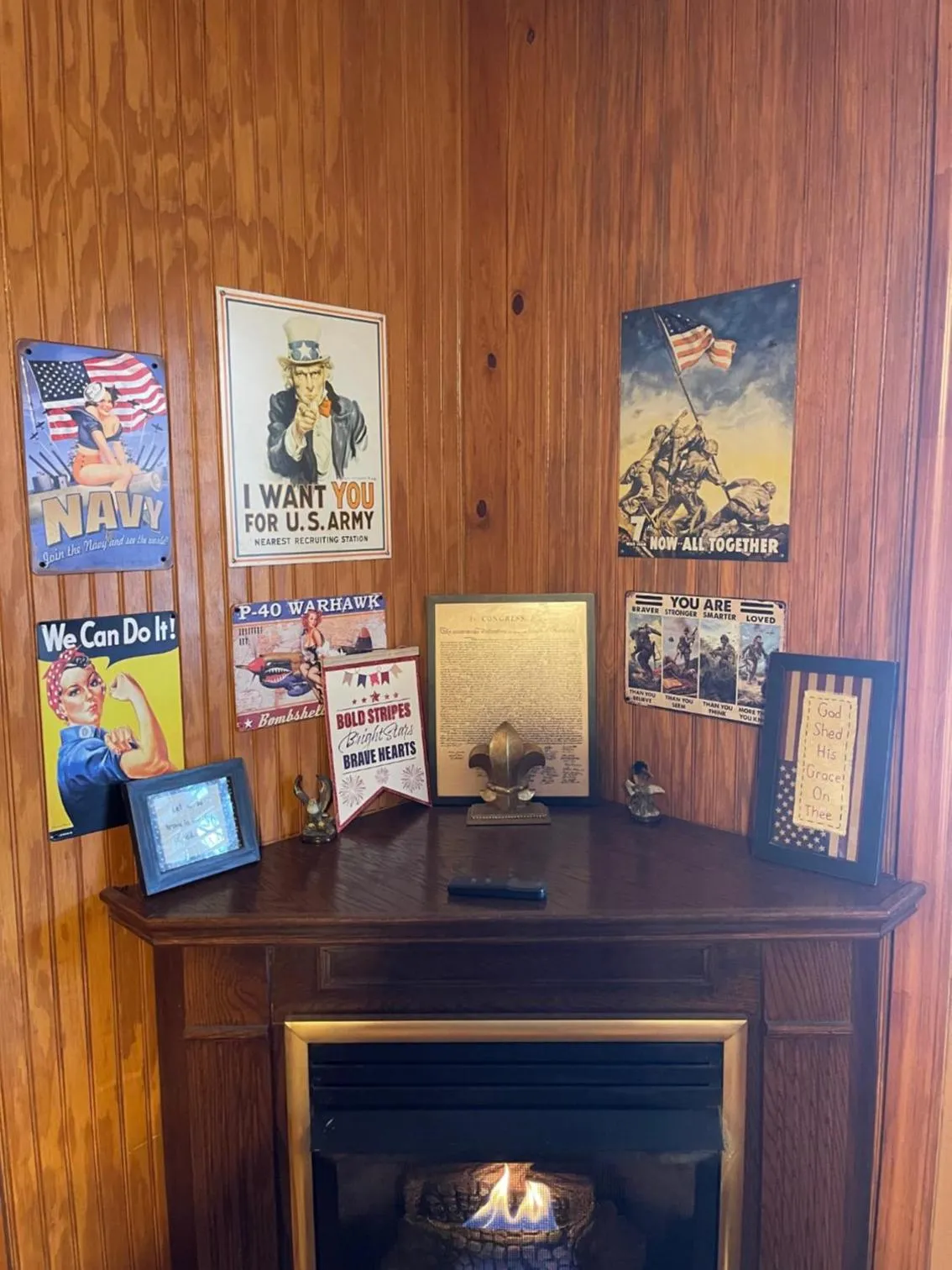 Decorative detail in Mountain Aire Cottages, Inn, & Glamping