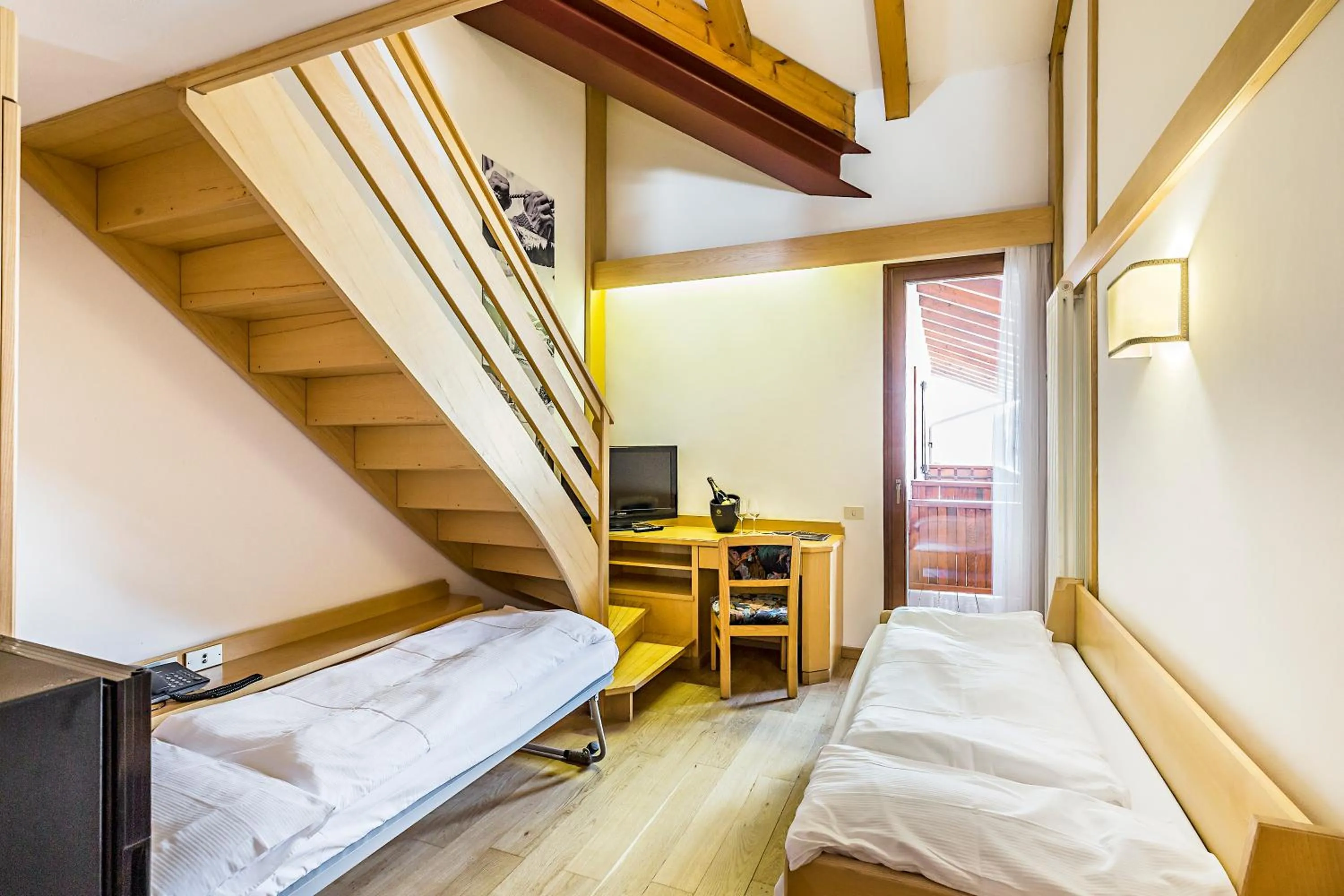 Bed in Hotel Cristiania