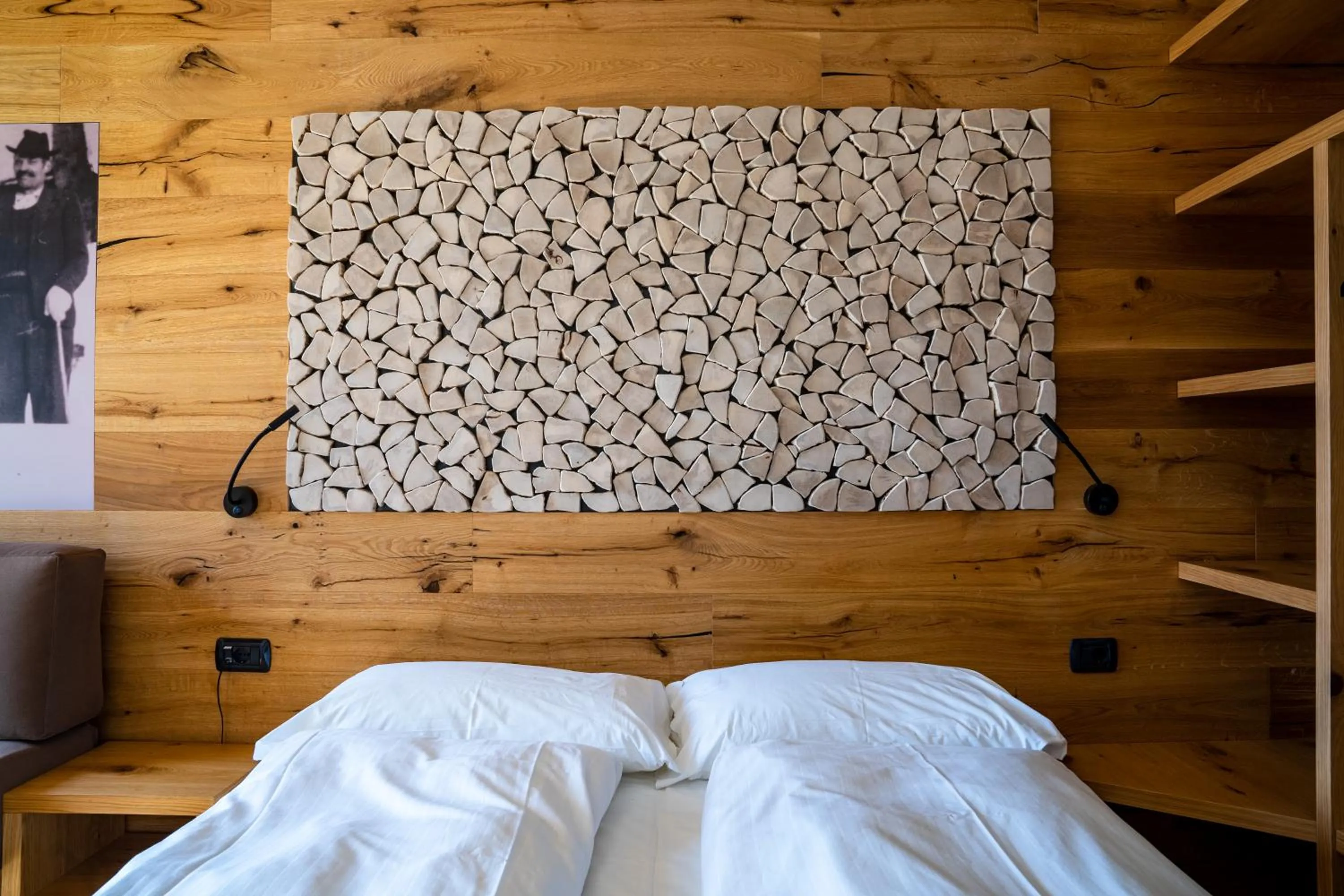 Bed in Hotel Cristiania