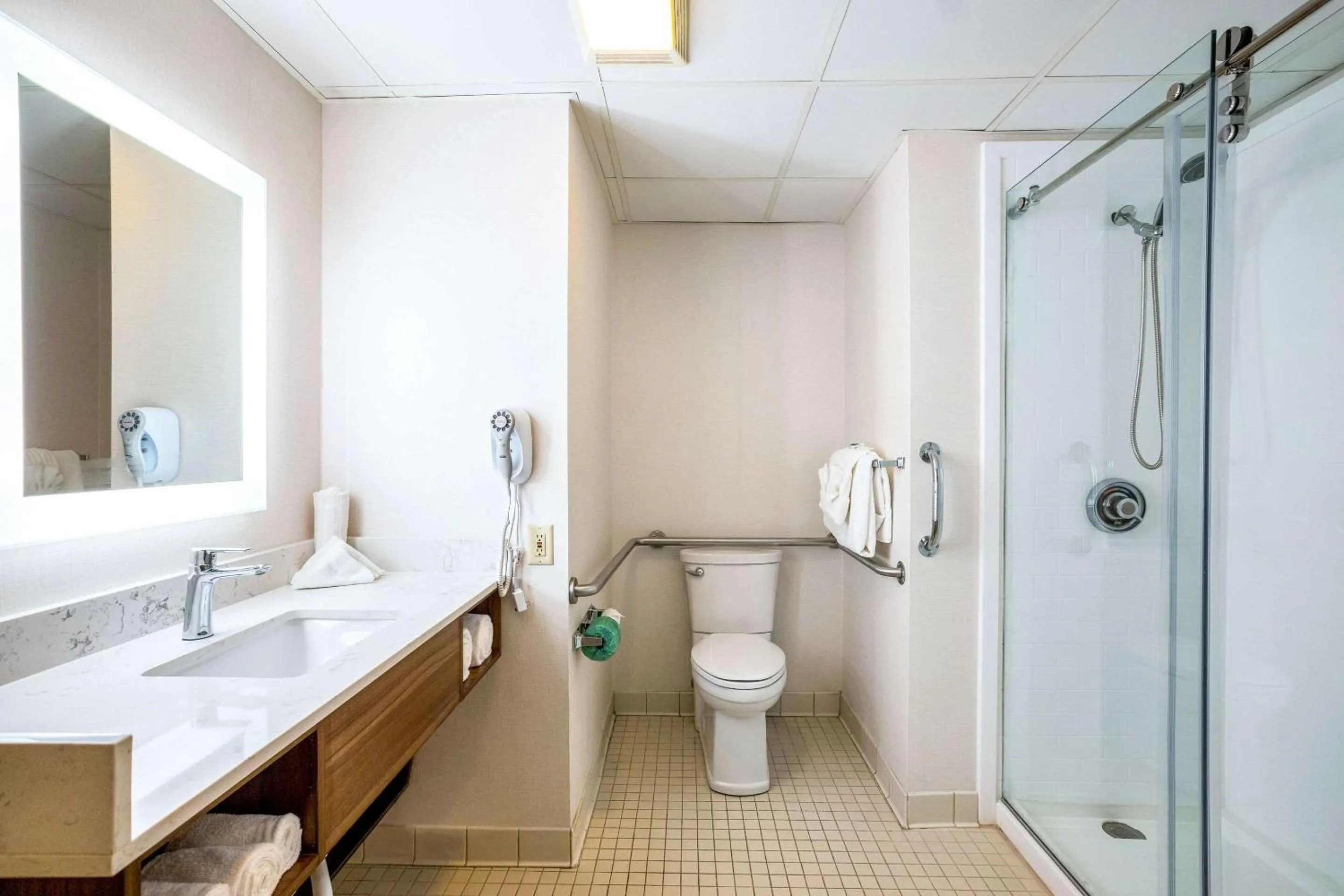 Bedroom in Quality Suites Lansing West