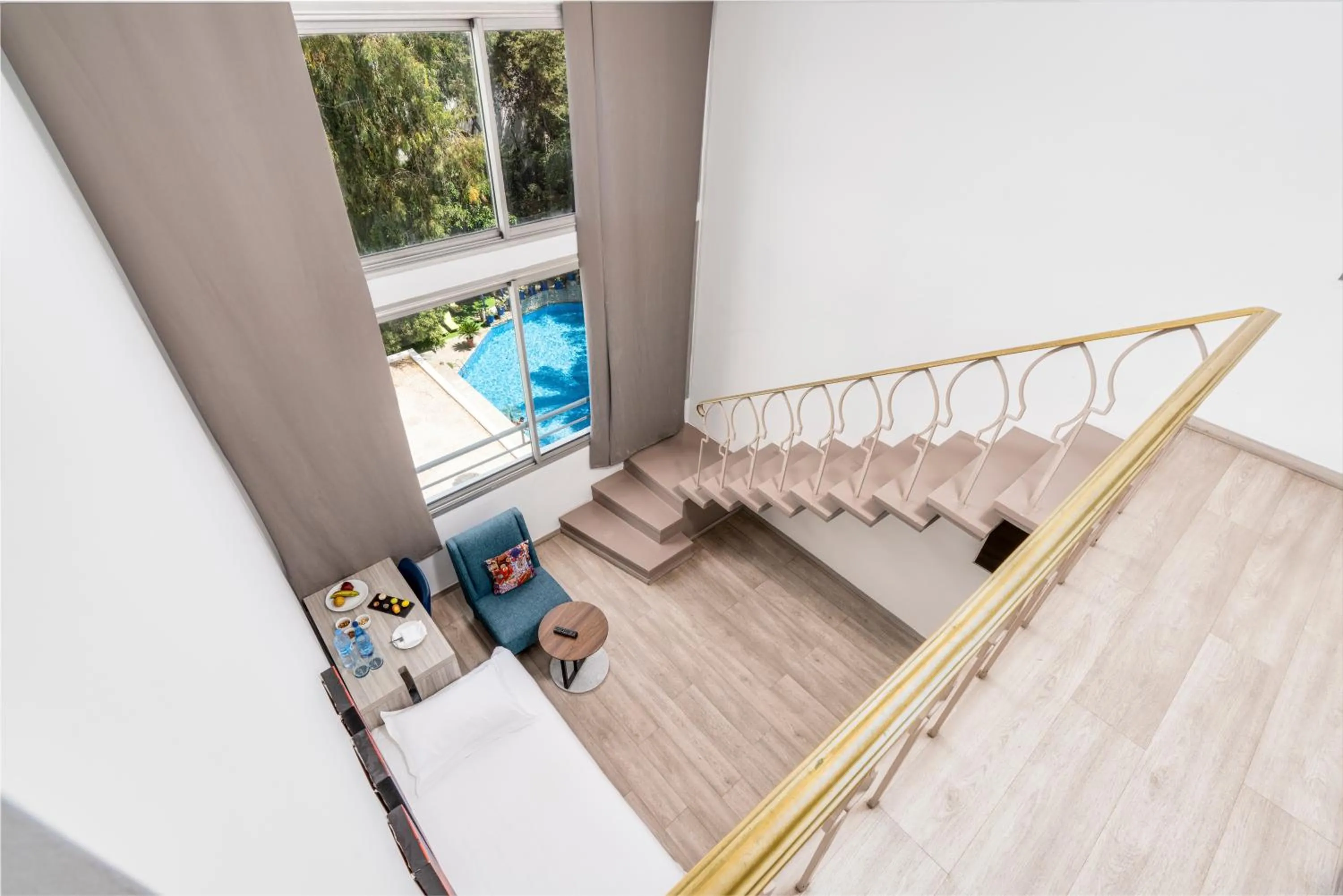 Seating area in Marina Bay City Center