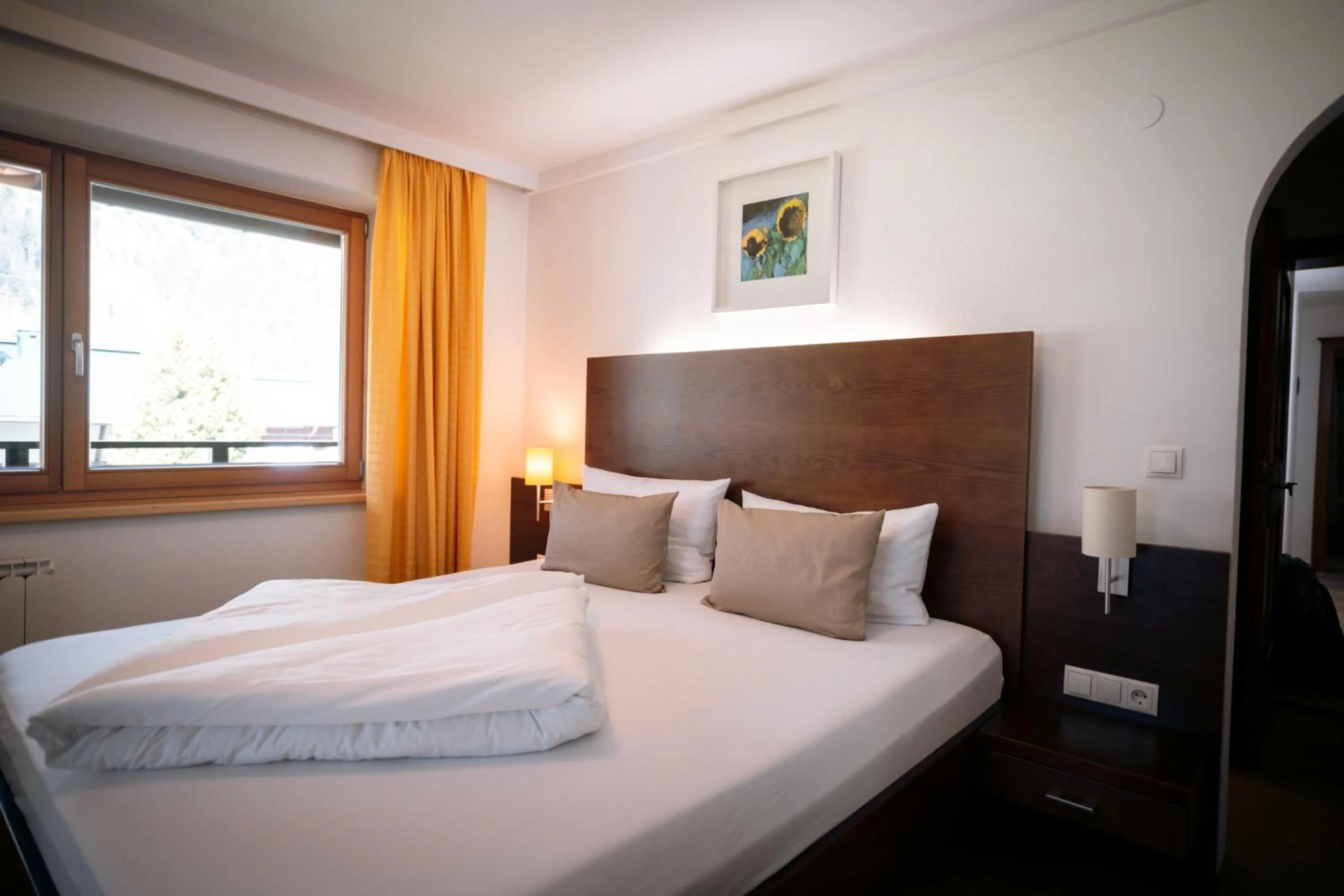 Bed in Apart-Garni Innerwiesn