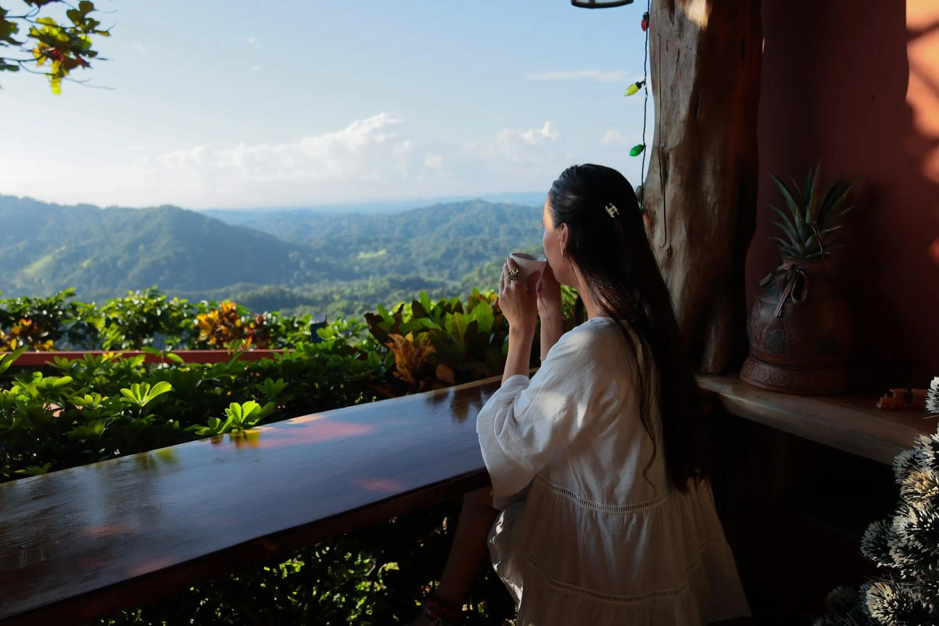 Mountain view in Santa Juana Lodge & Nature Reserve