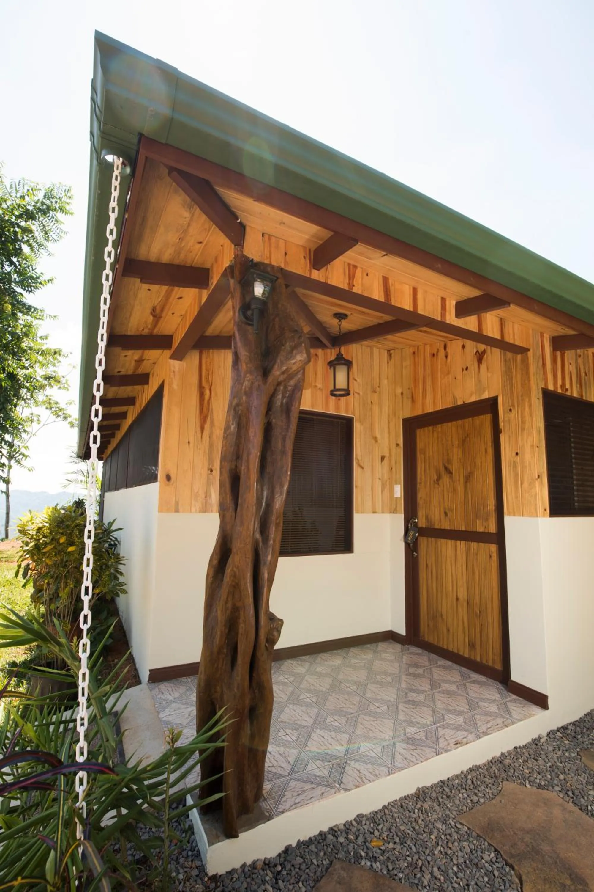 Patio in Santa Juana Lodge & Nature Reserve