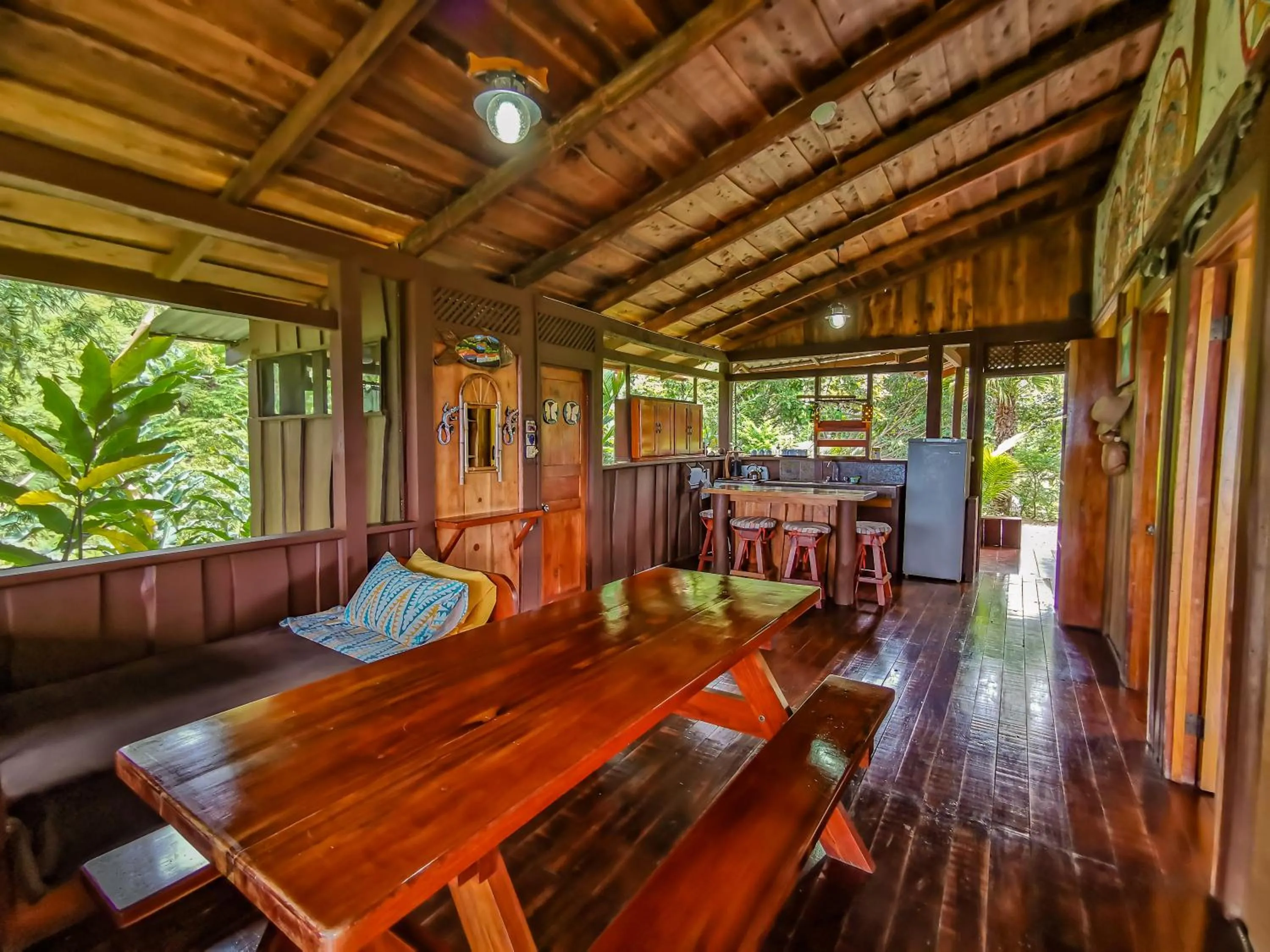 Dining area in Santa Juana Lodge & Nature Reserve