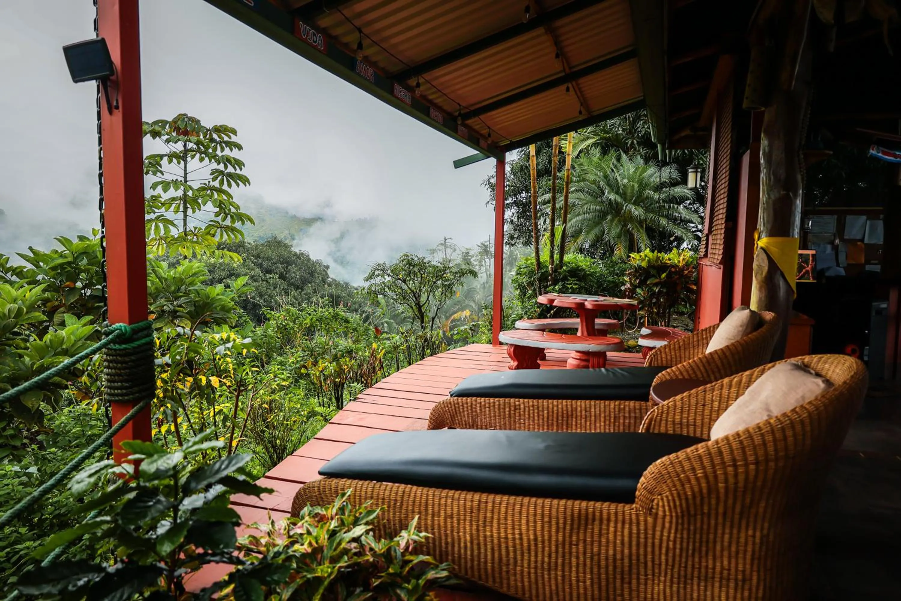 Balcony/Terrace in Santa Juana Lodge & Nature Reserve