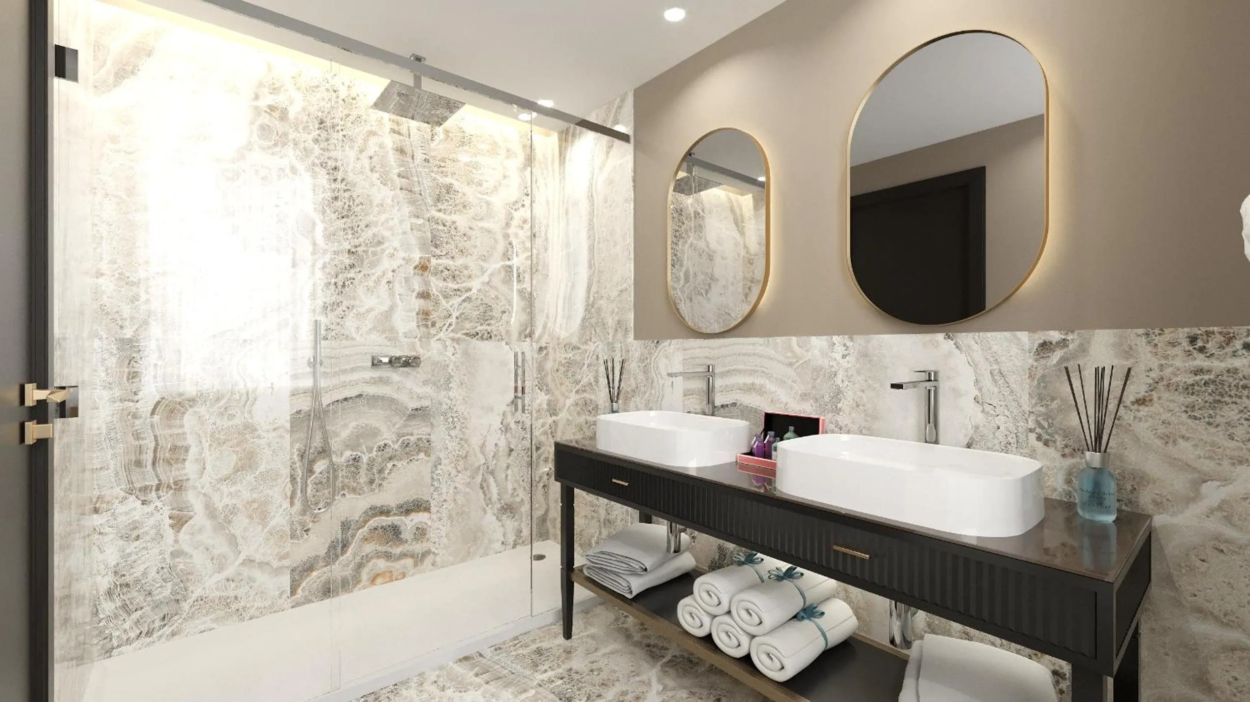 Shower in U-Visionary Venezia Hotel