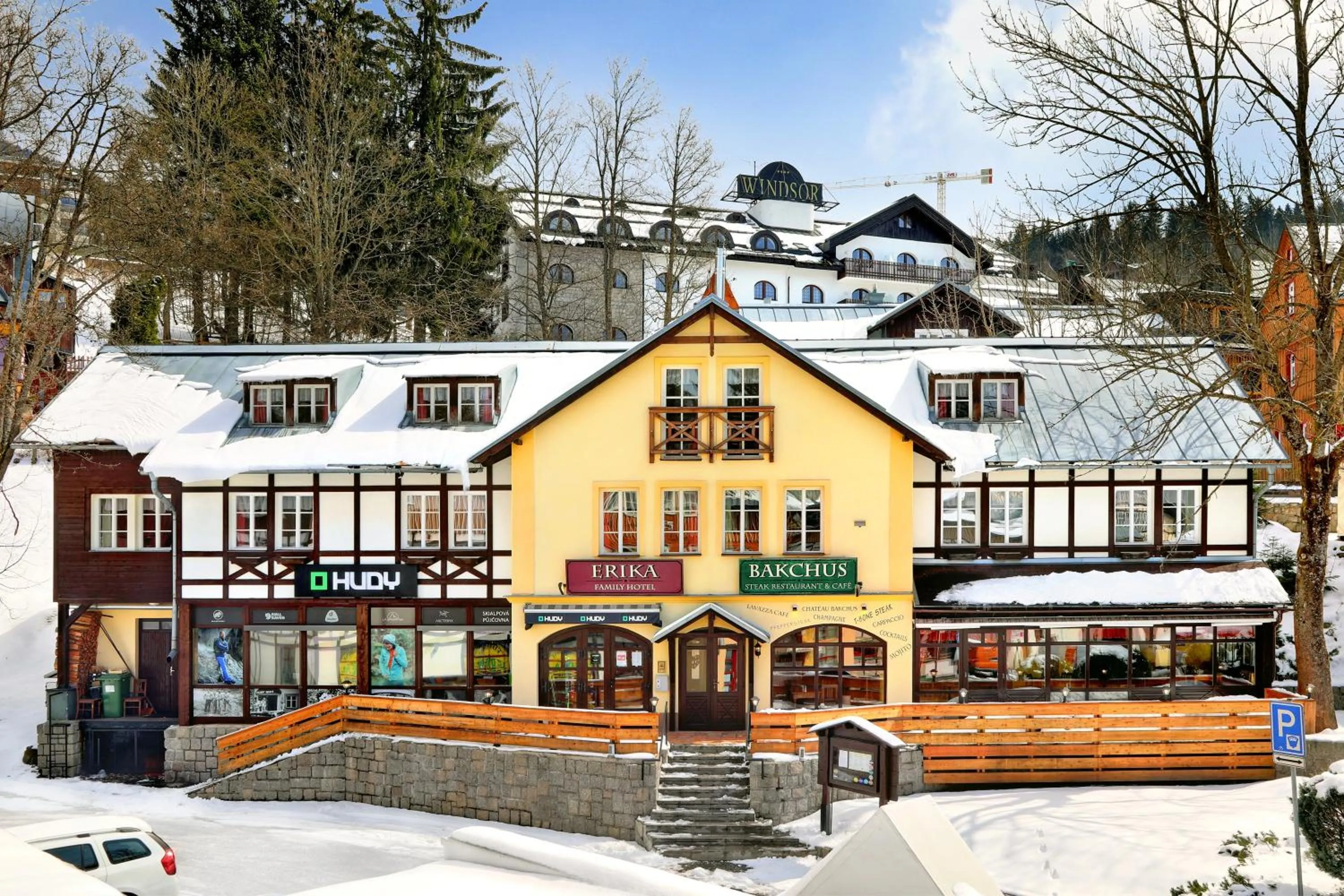 Property building in Hotel Erika