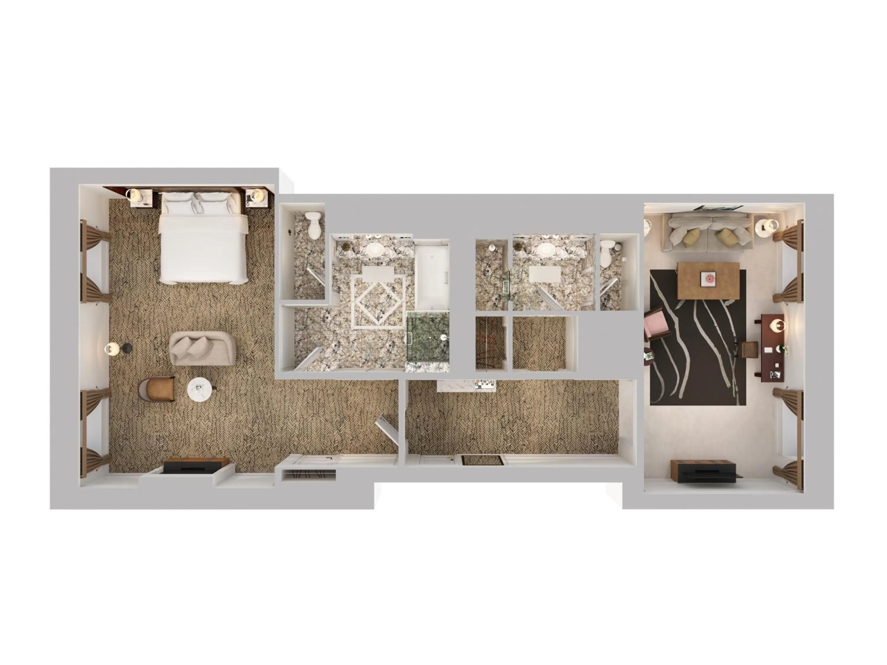 Floor plan in The Ritz-Carlton New York, Central Park