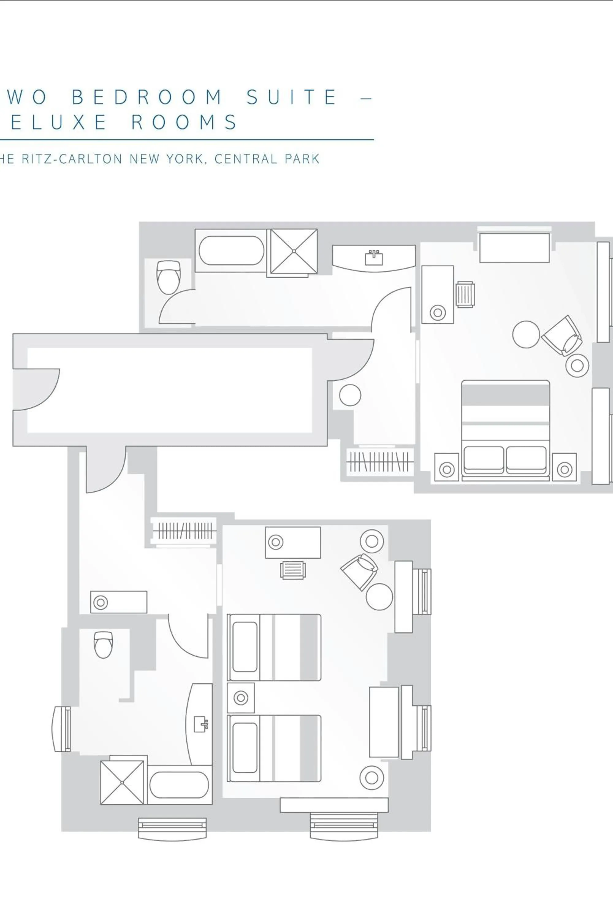 Bedroom in The Ritz-Carlton New York, Central Park