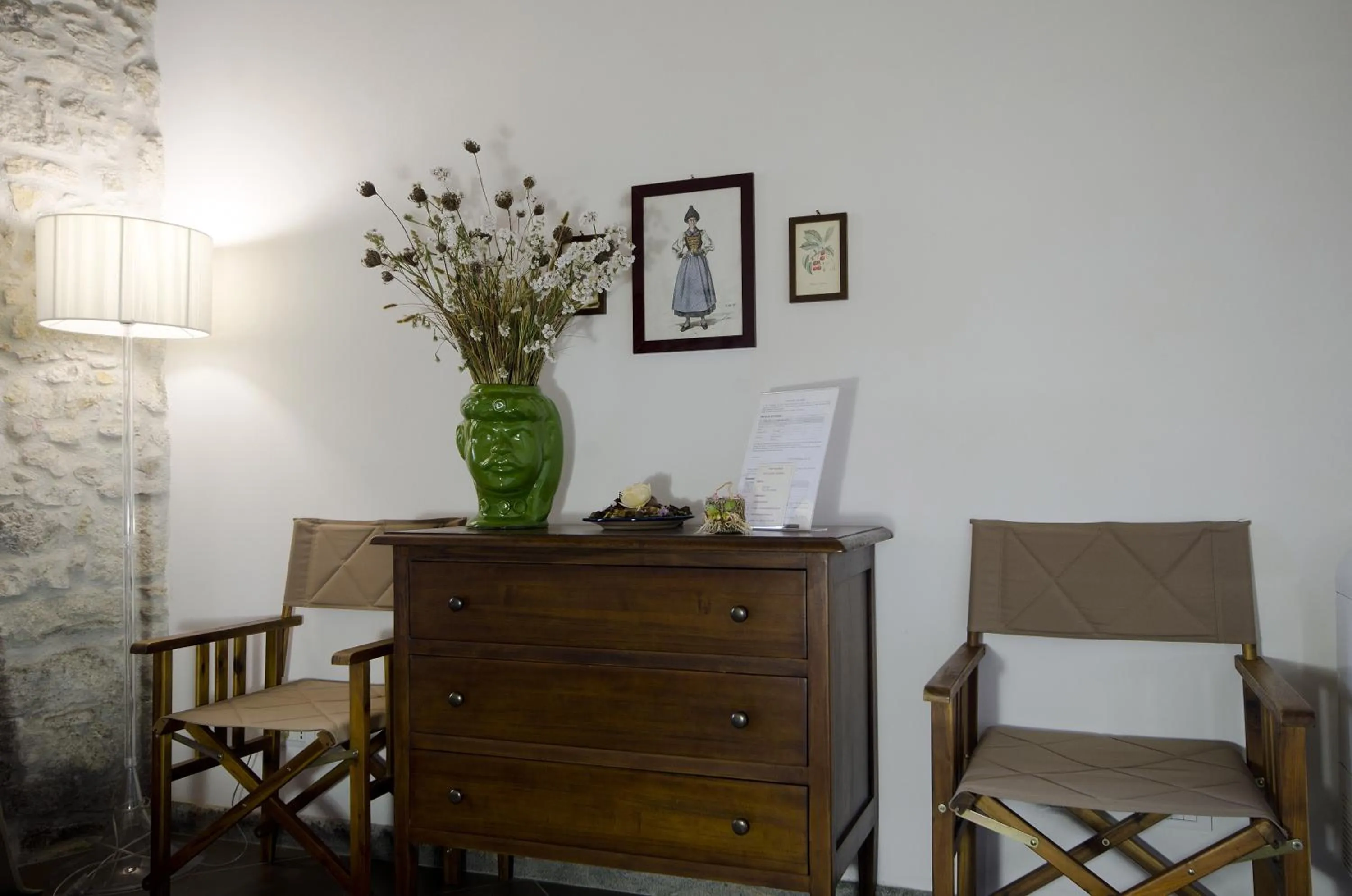 Seating area in Residence Erice Pietre Antiche