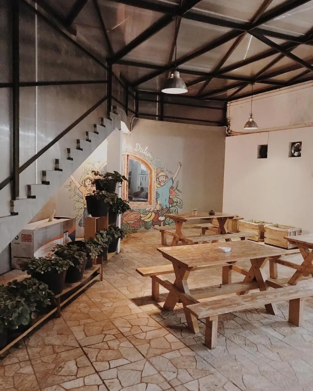 Seating area in Tani Jiwo Hostel
