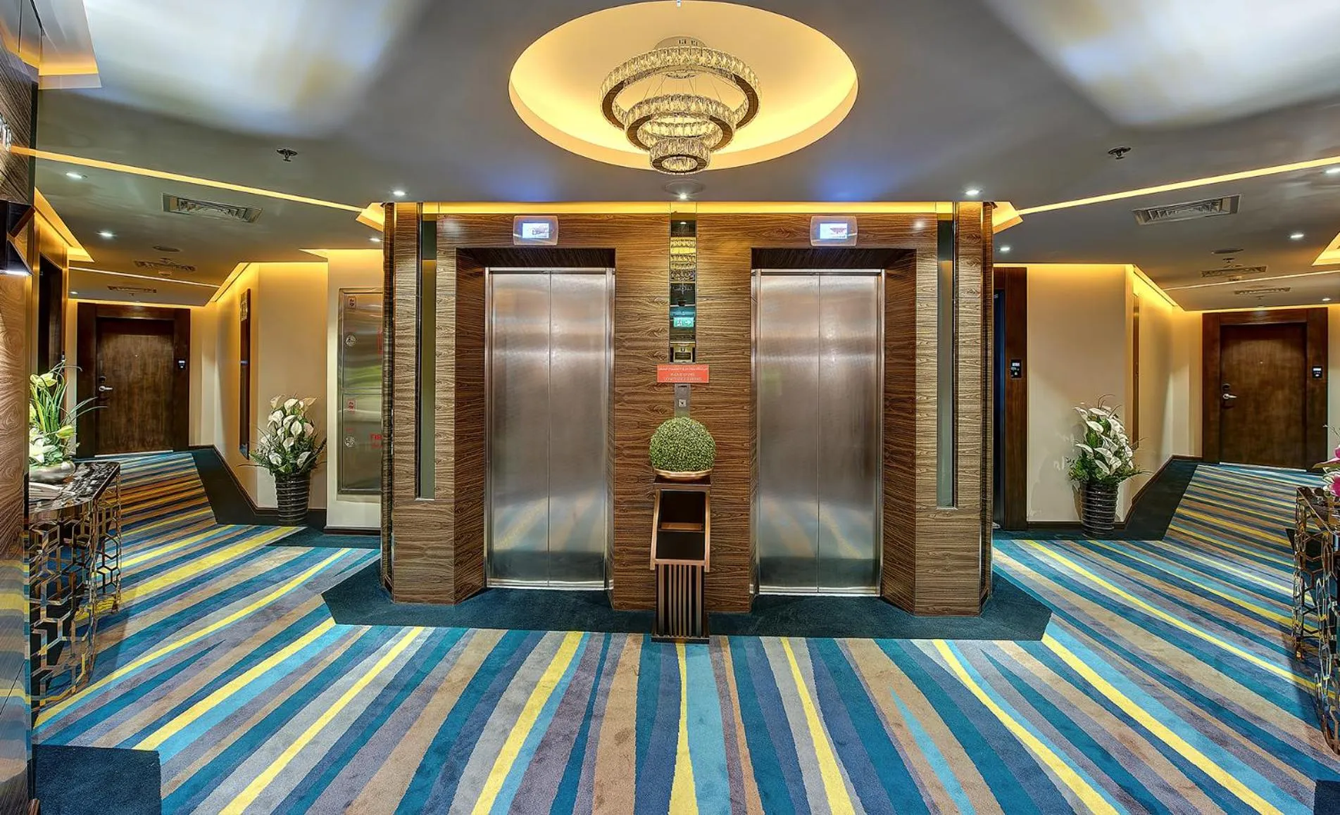 elevator in Omega Hotel Dubai