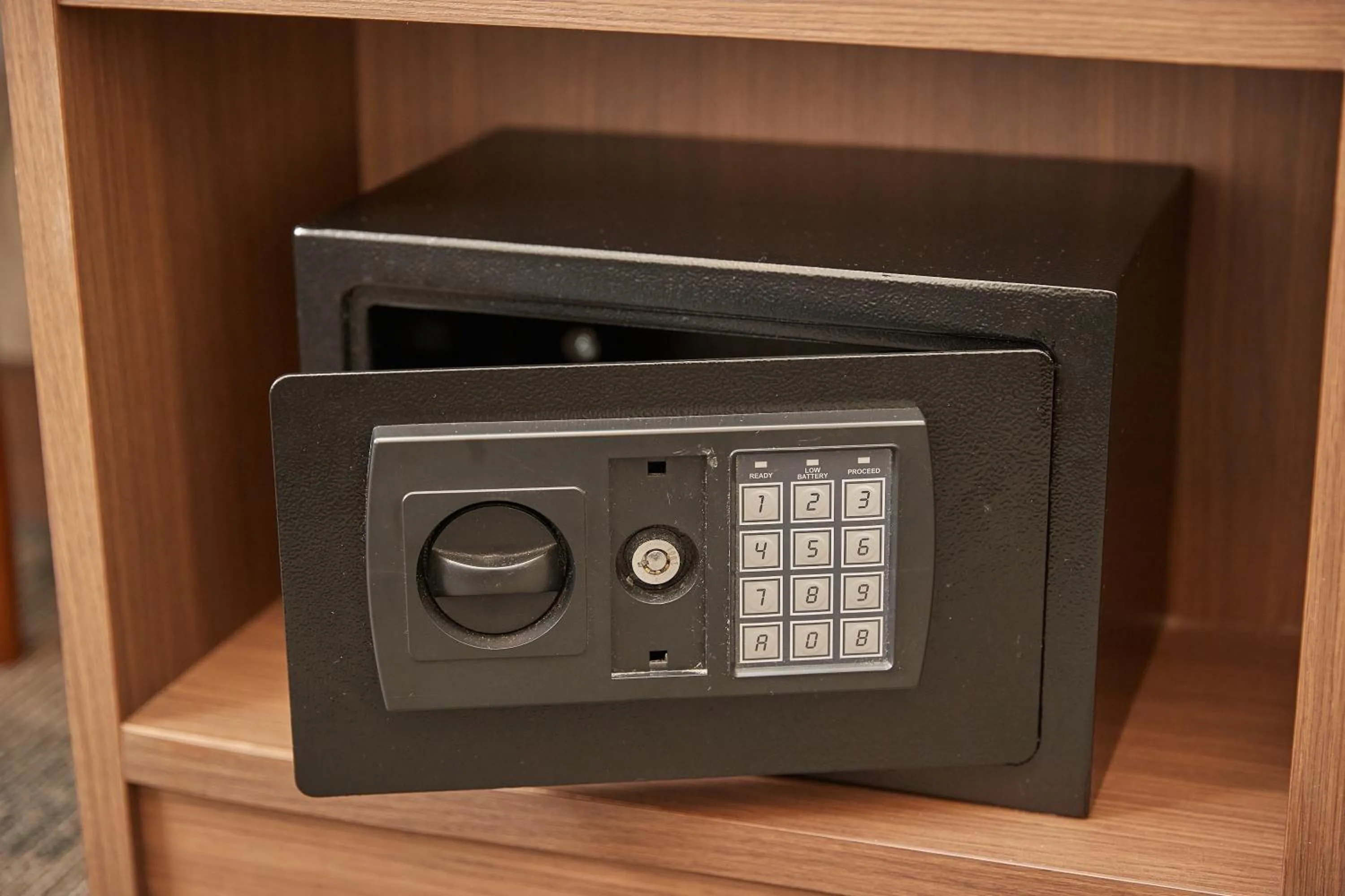 safe in RJ Hotel Naha