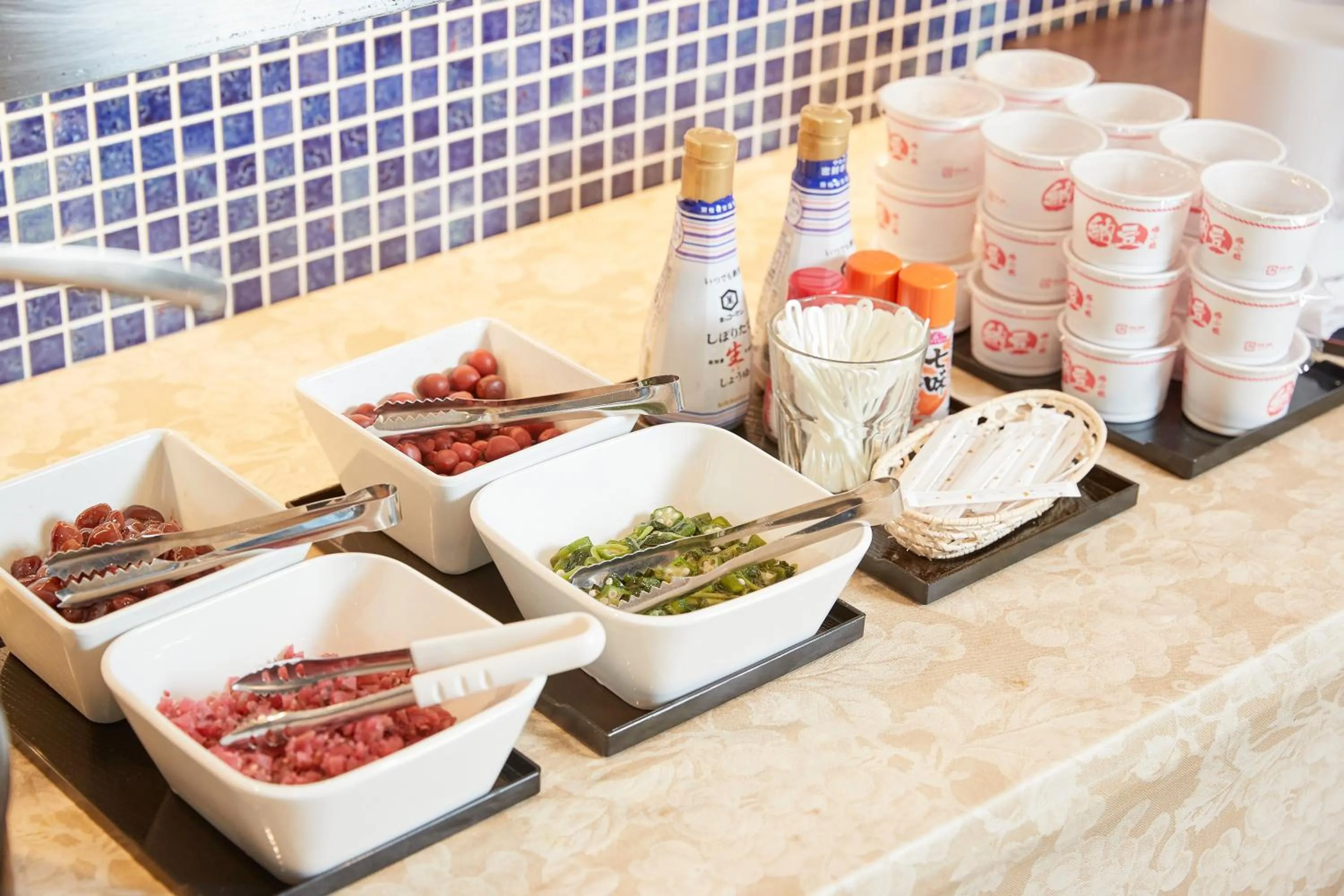 Buffet breakfast in RJ Hotel Naha