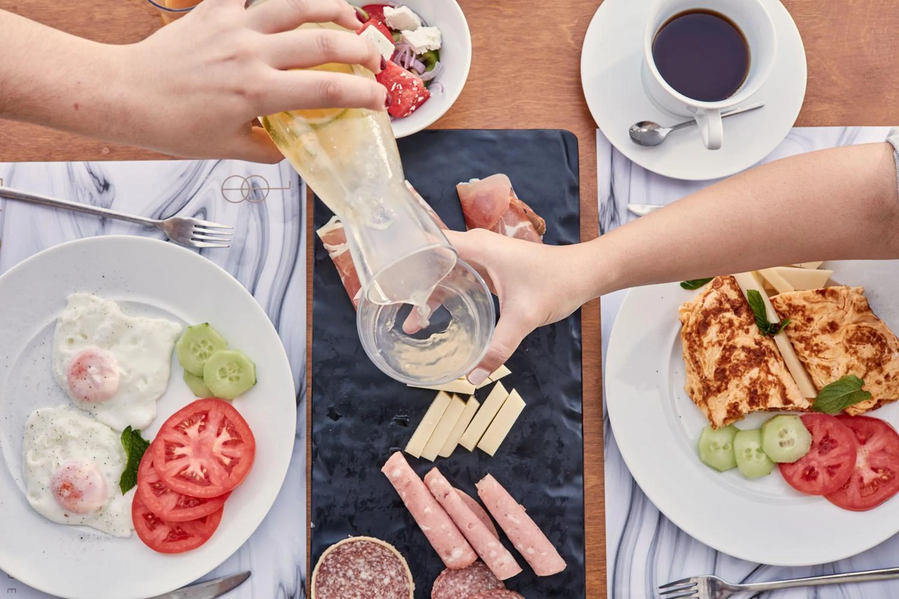 Breakfast in 18 Grapes Hotel