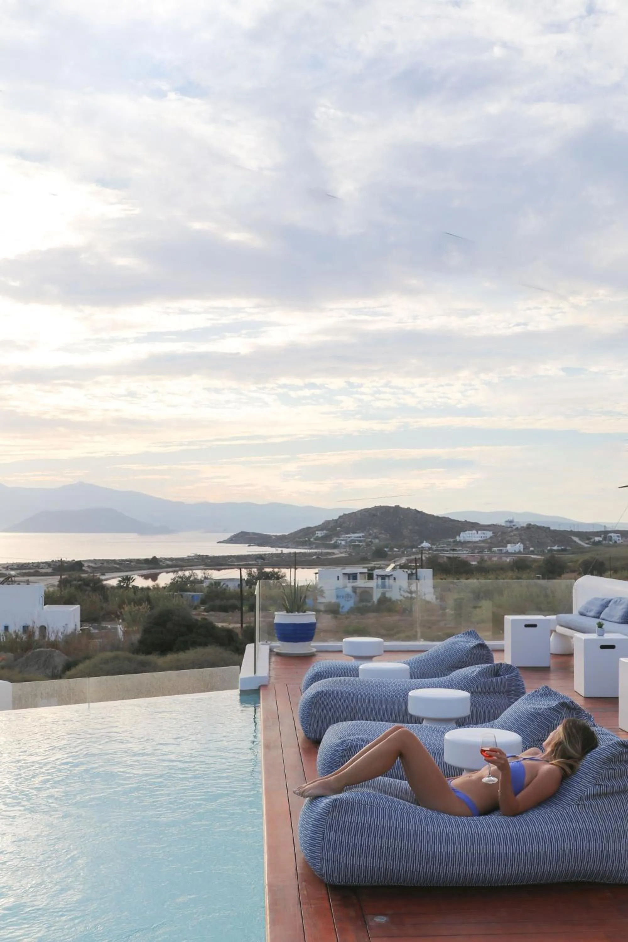 Pool view in 18 Grapes Hotel