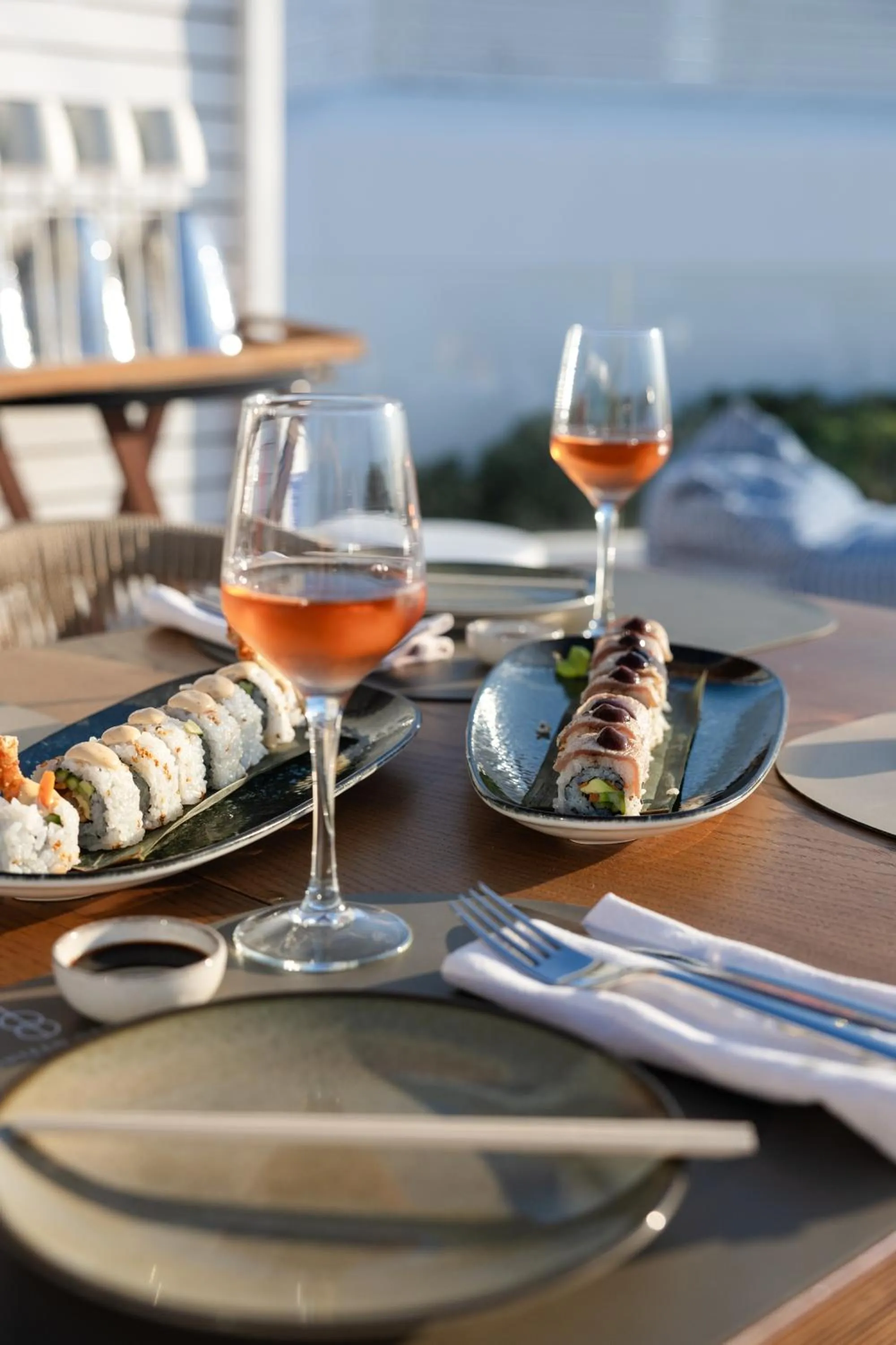 Food close-up in 18 Grapes Hotel