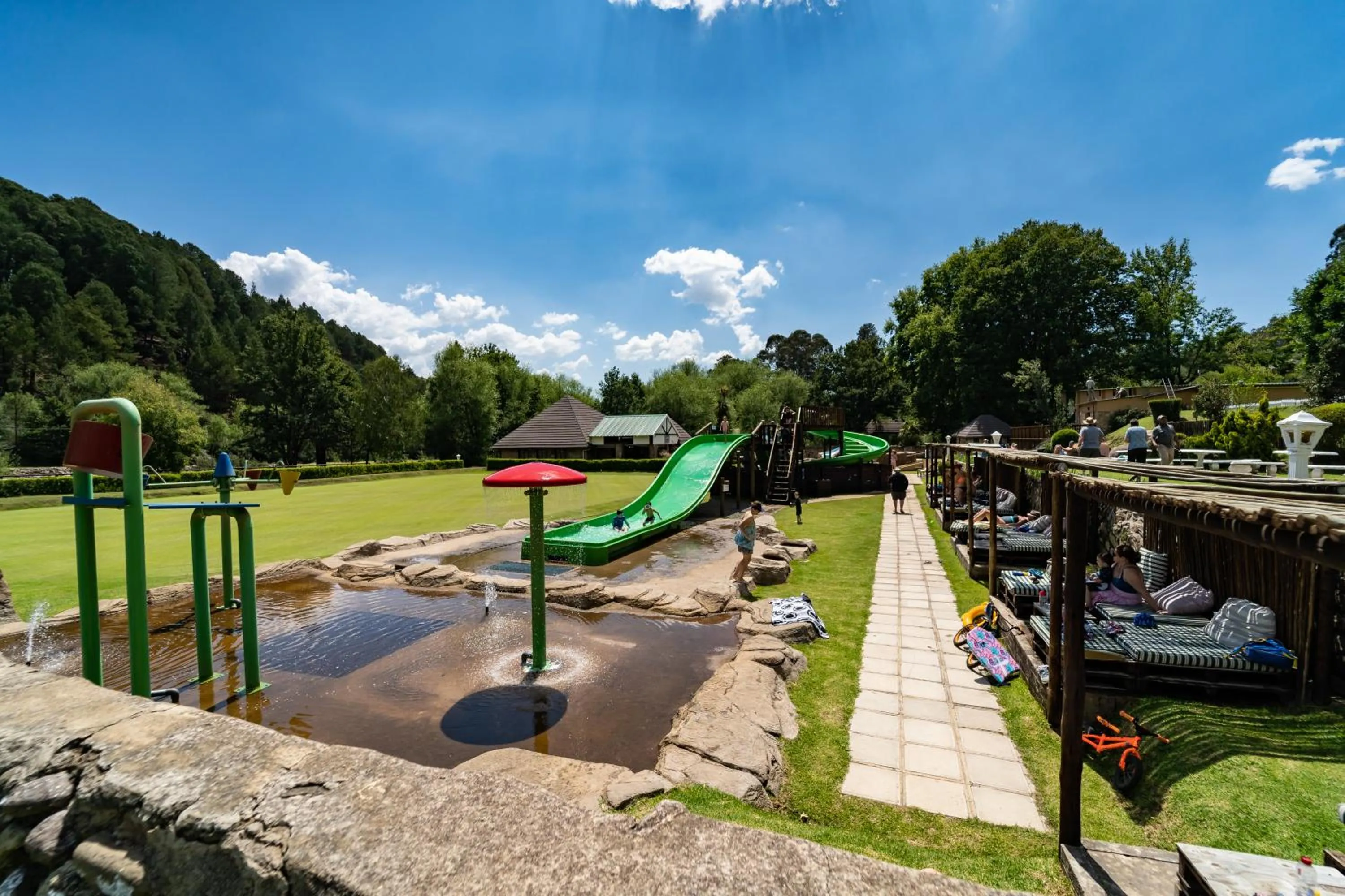 Children play ground in Gooderson Drakensberg Gardens Golf & Spa Resort