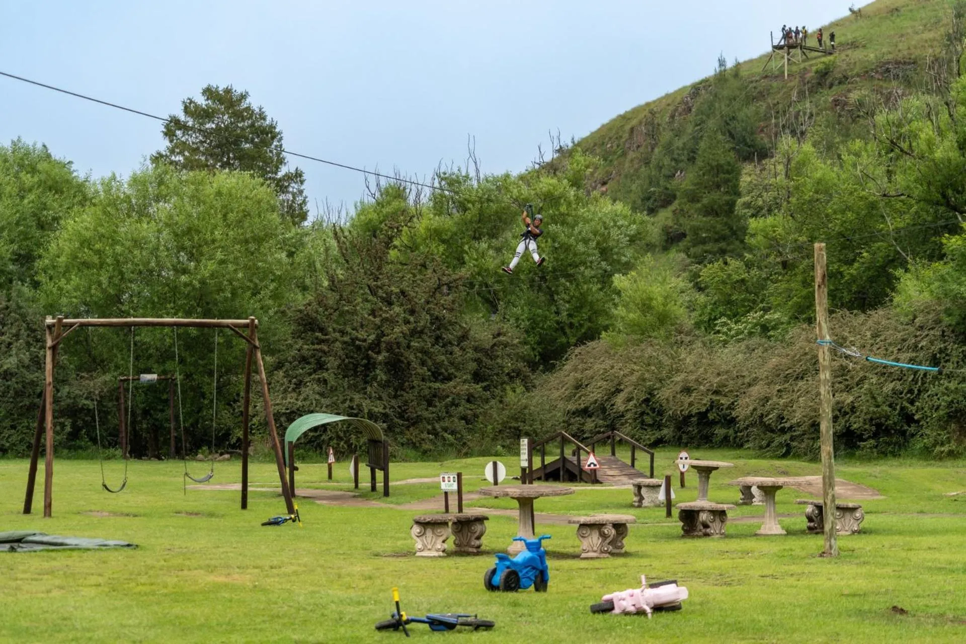 Children play ground in Gooderson Drakensberg Gardens Golf & Spa Resort