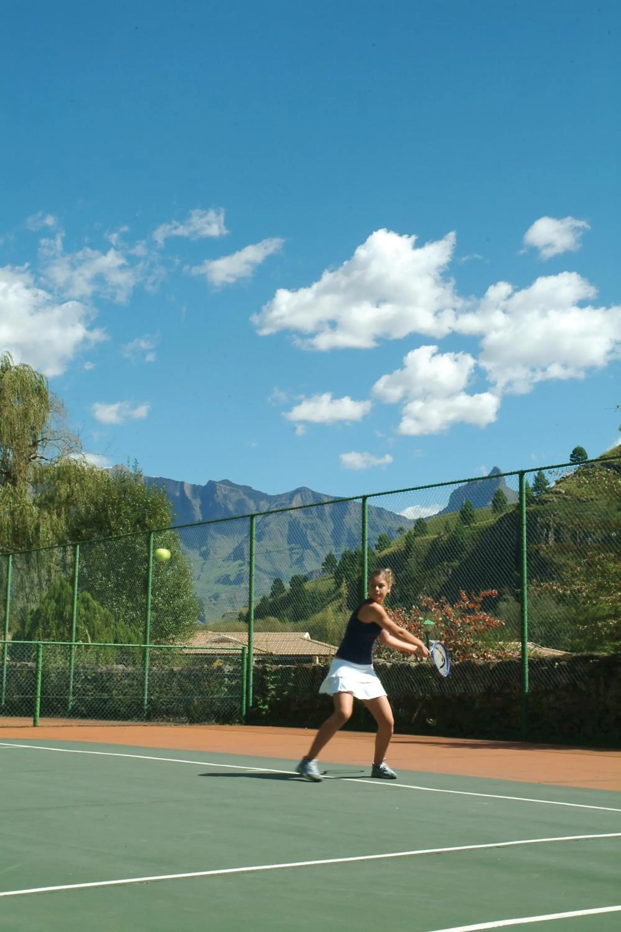 Tennis court in Gooderson Drakensberg Gardens Golf & Spa Resort