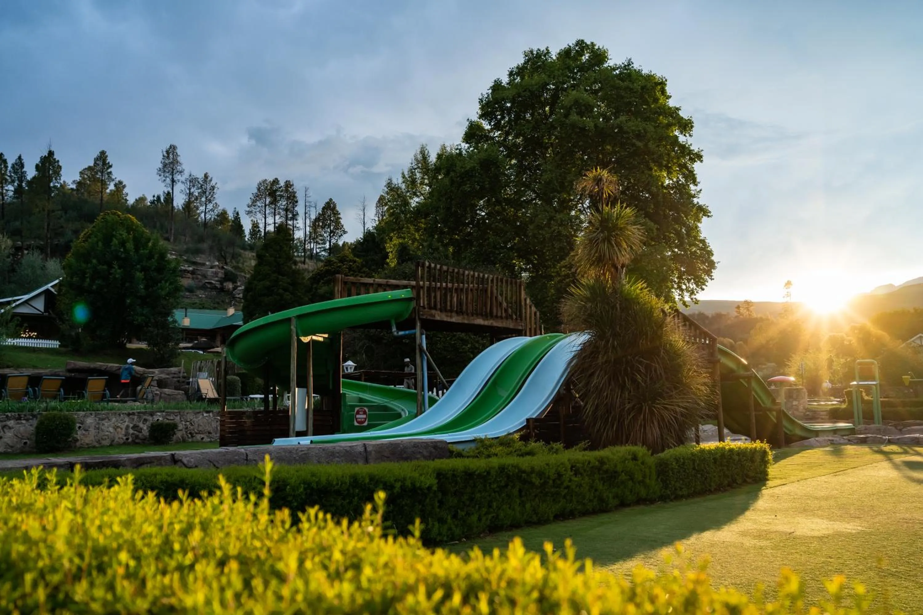 Children play ground in Gooderson Drakensberg Gardens Golf & Spa Resort
