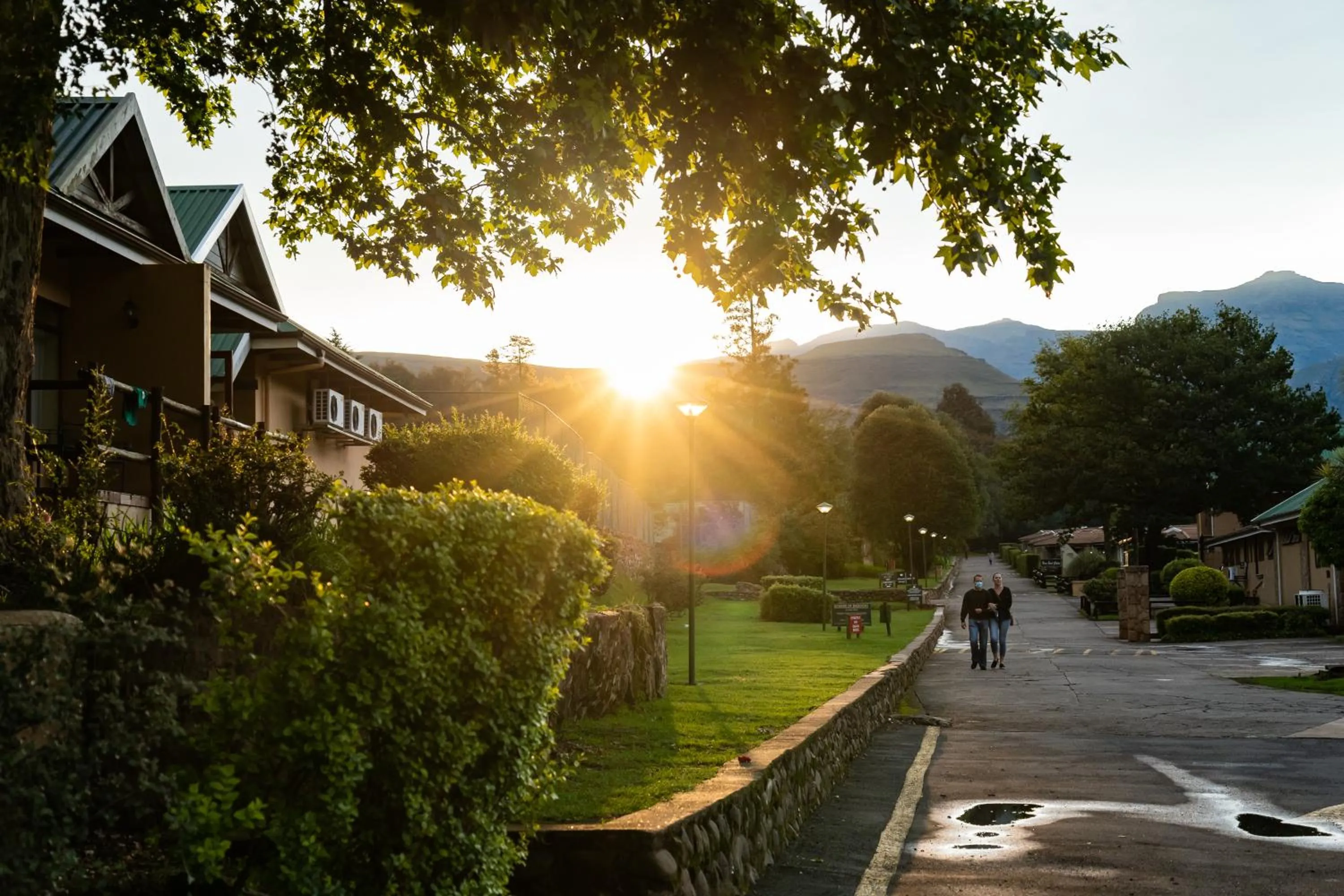 Sunrise in Gooderson Drakensberg Gardens Golf & Spa Resort