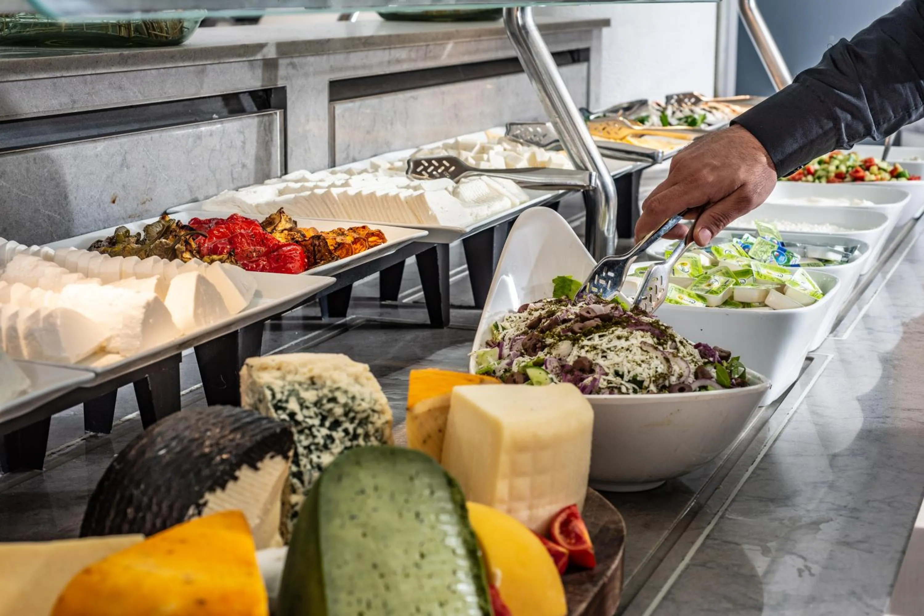 Buffet breakfast in Leonardo Hotel Tiberias