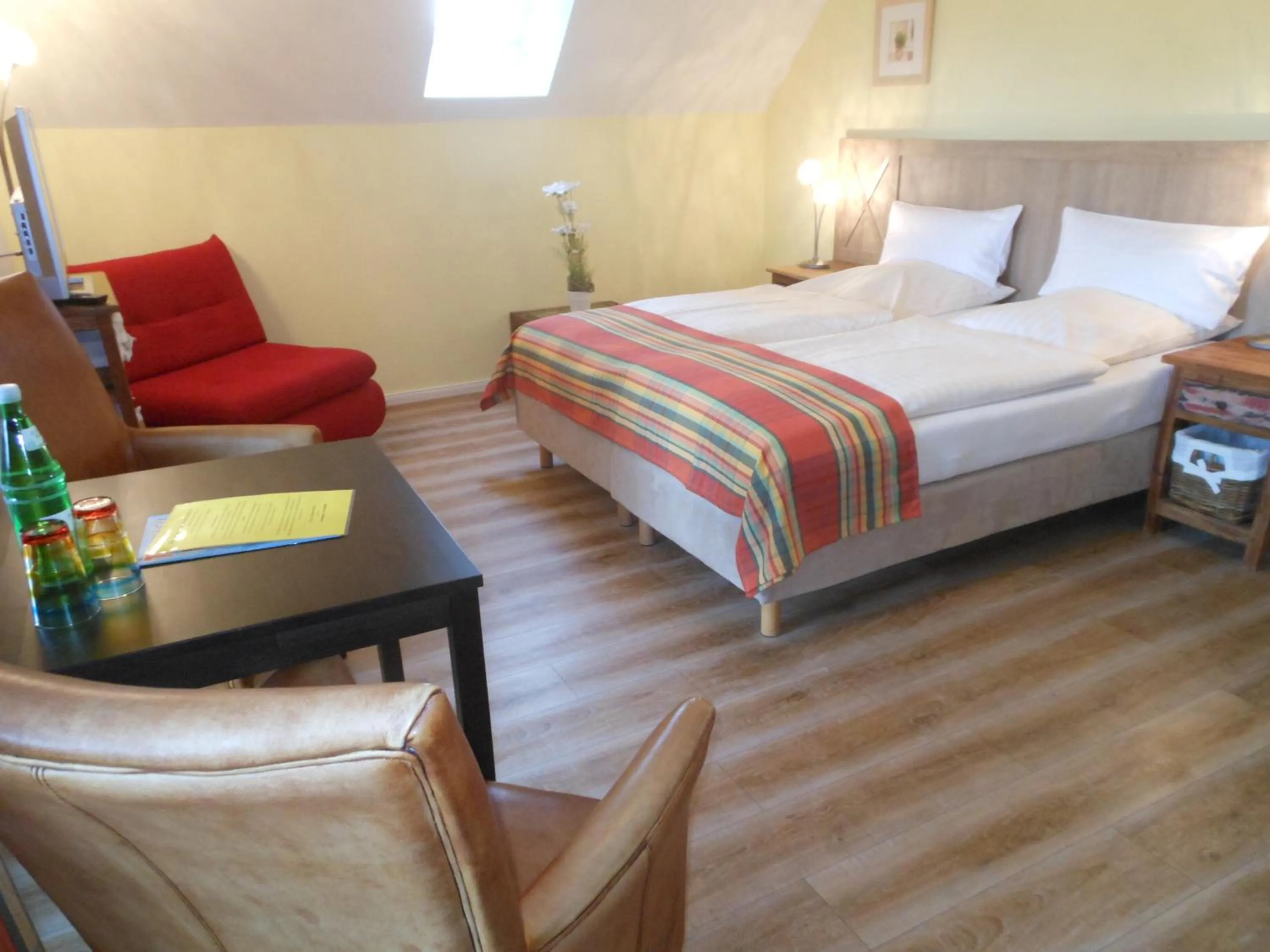 Photo of the whole room, Bed in Landhaus Hammoor Stieper Gastronomie GmbH