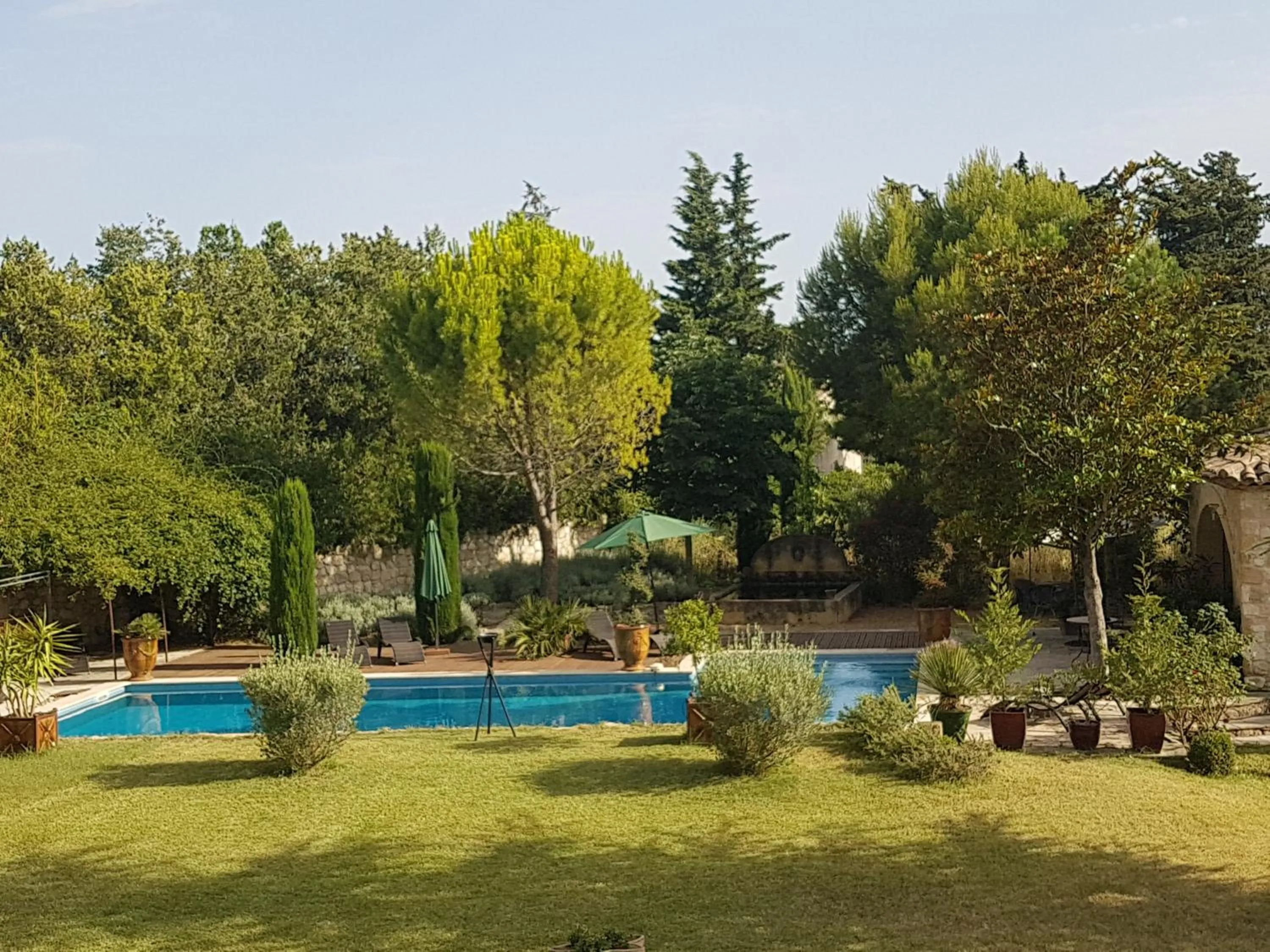 Pool view in Mas au Cœur de La Provence & SPA