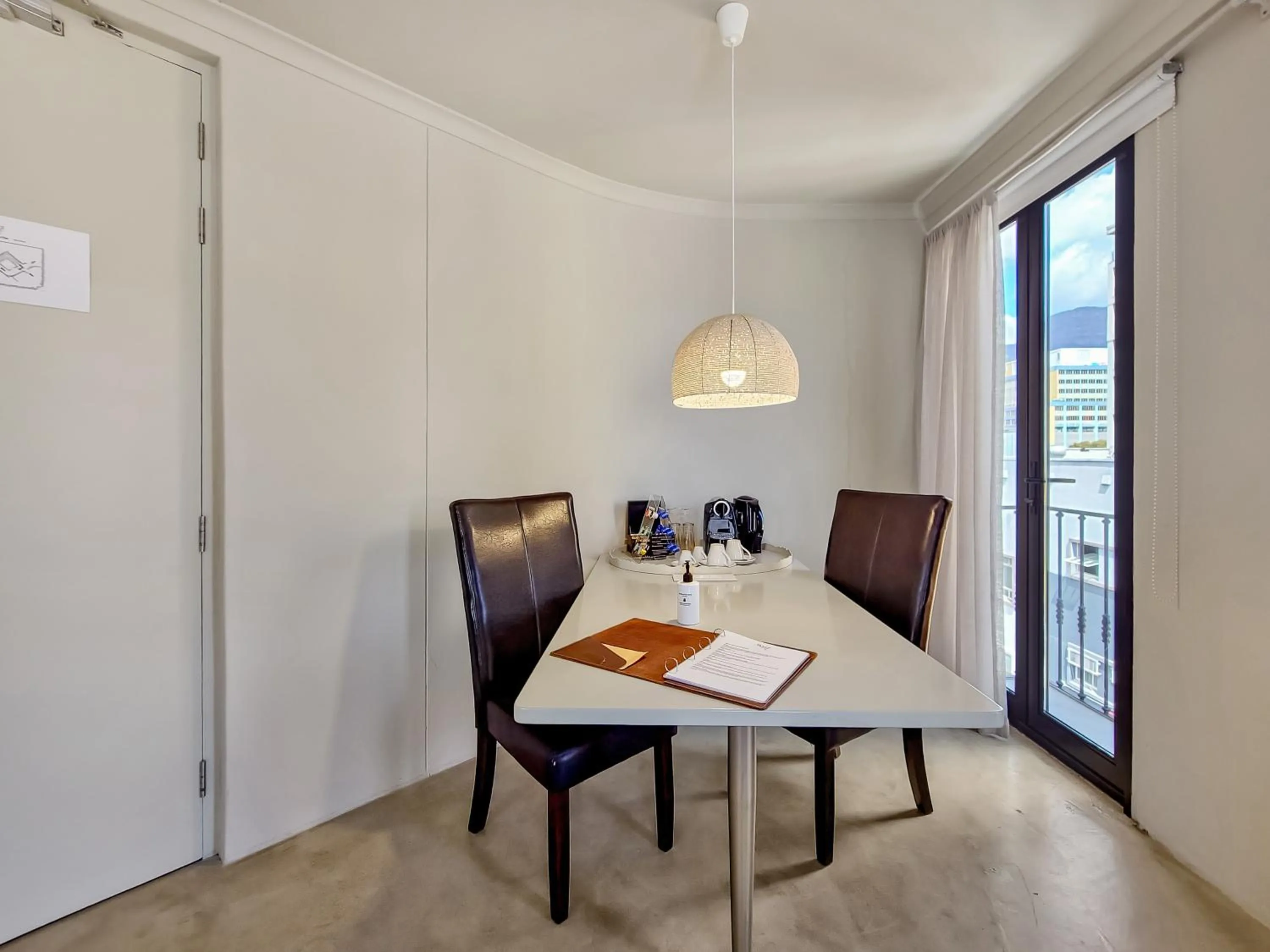 Seating area in Rouge on Rose Boutique Hotel