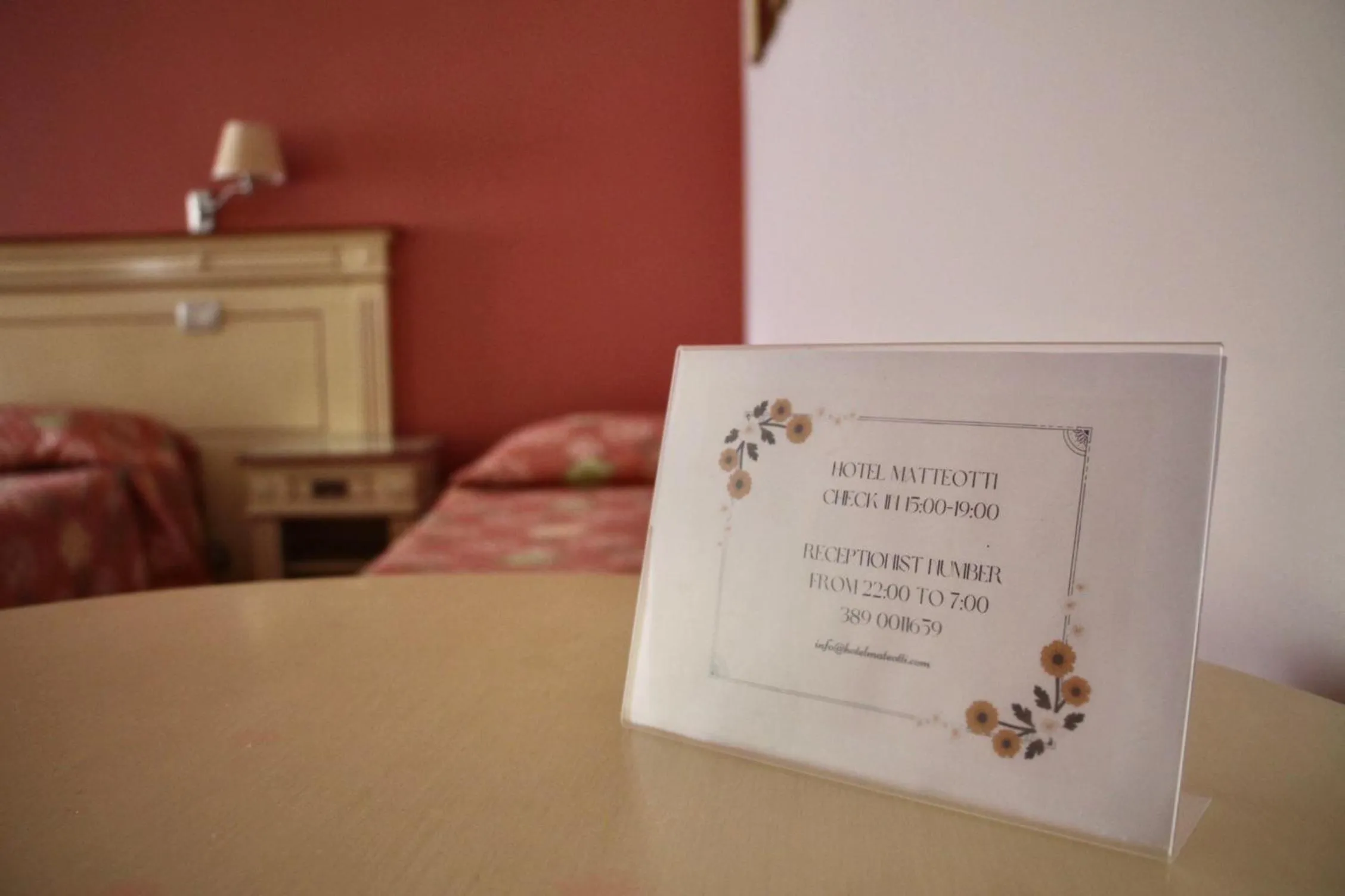 Lobby or reception in Hotel Matteotti