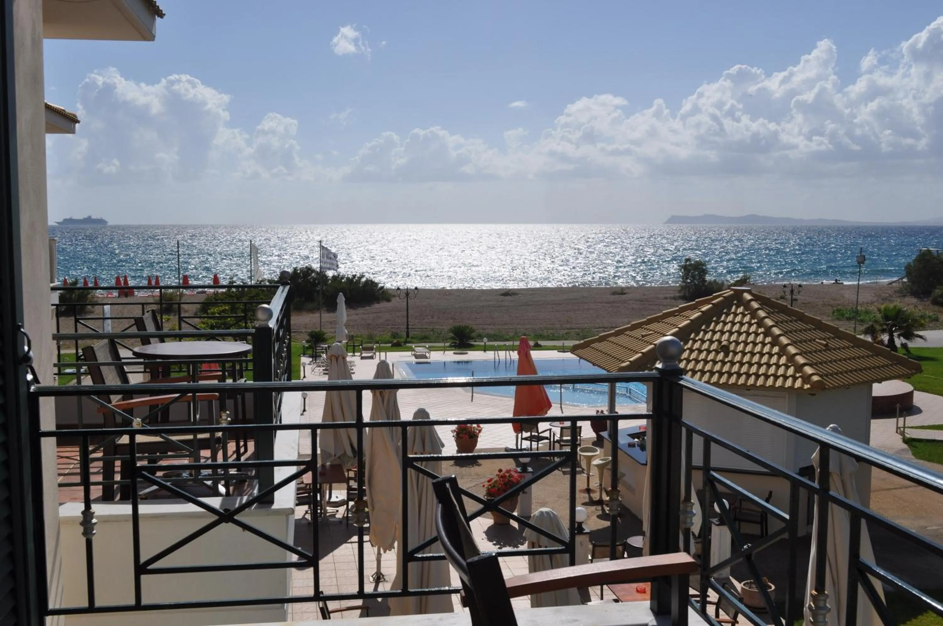 Patio in Coralli Hotel