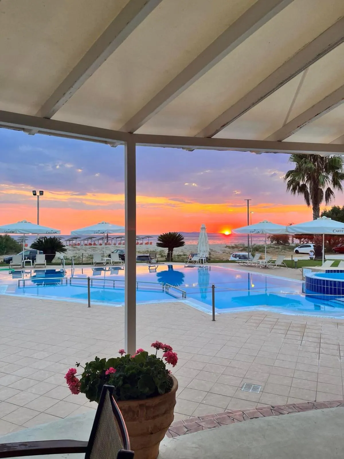 Hot Tub in Coralli Hotel