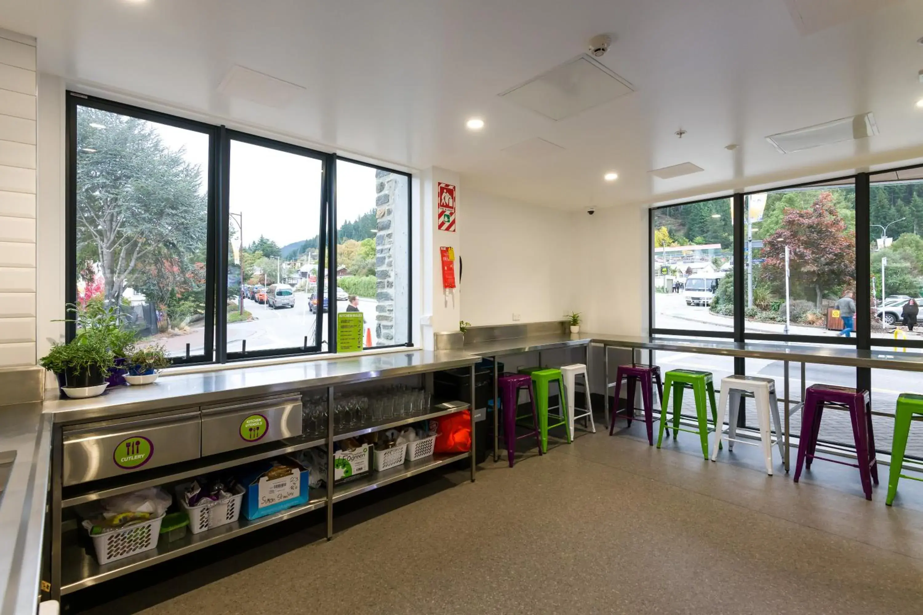 Family Room with Ensuite - Interior Facing in Jucy Snooze Queenstown Family Room with Ensuite - Interior Facing in Jucy Snooze Queenstown