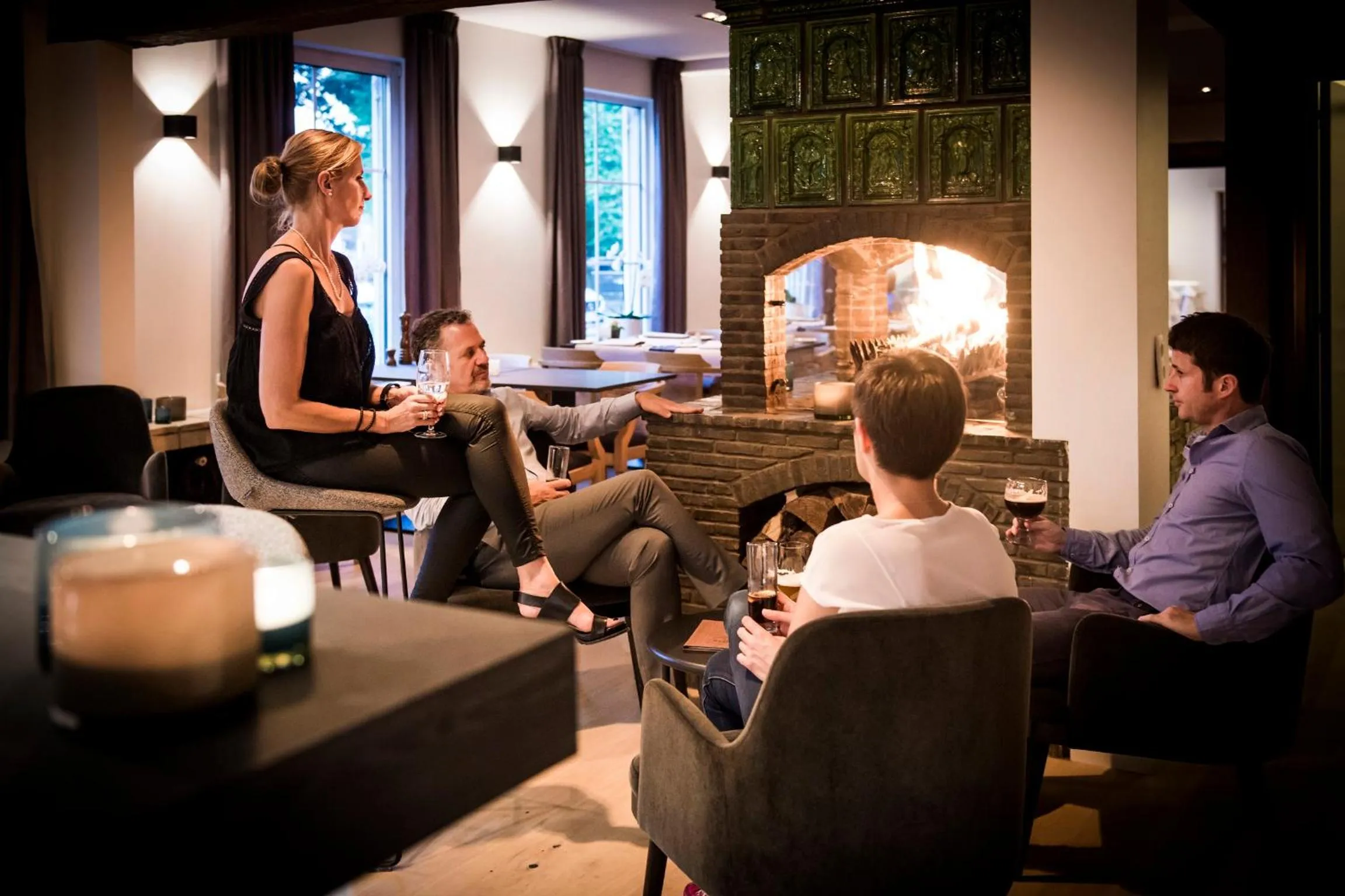 Lounge or bar in Hotel In den Bonten Os