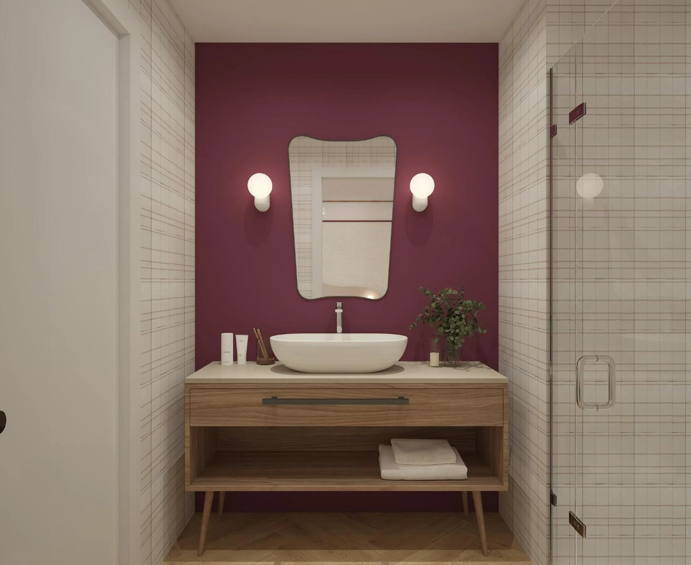 Bathroom in Hotel Taormina