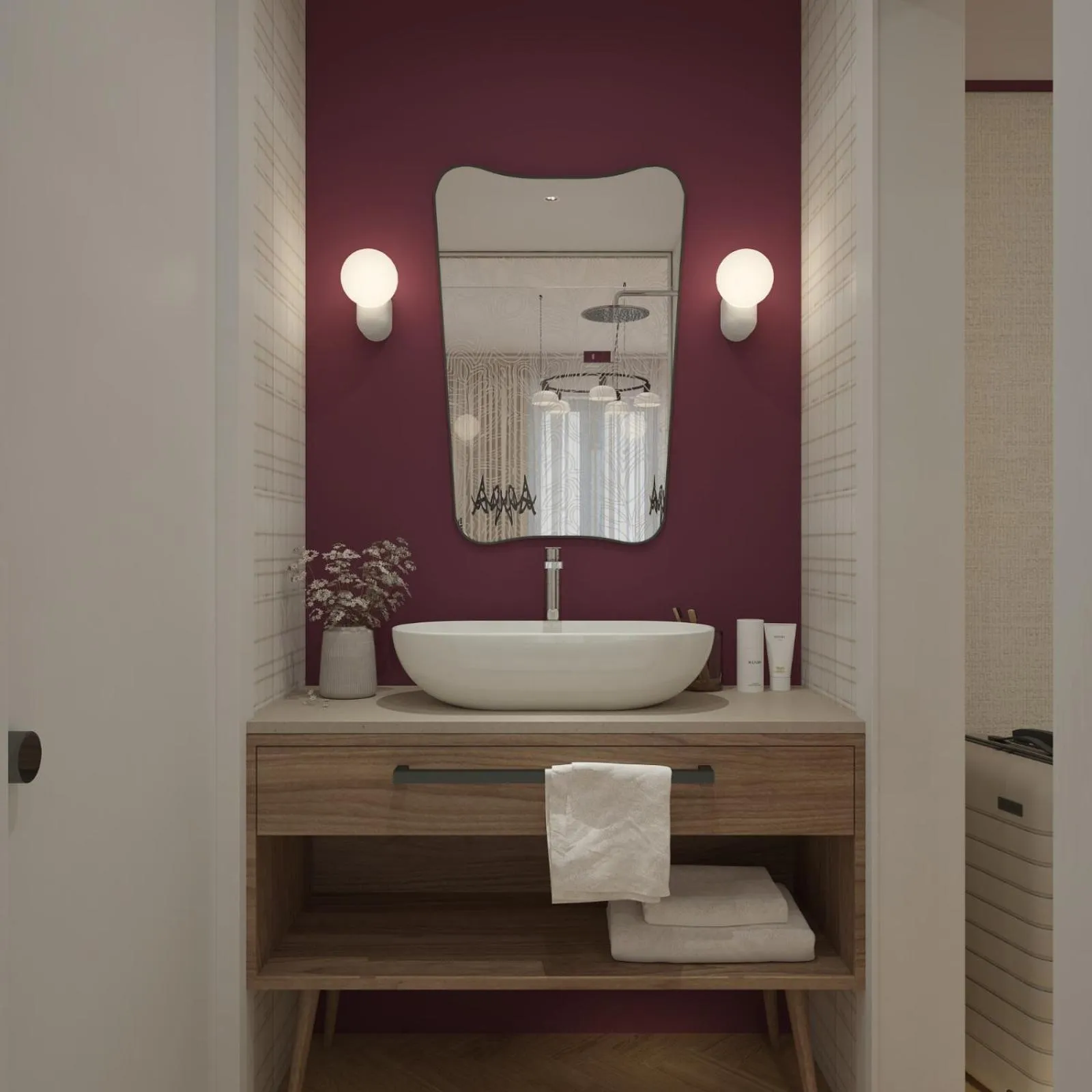 Bathroom in Hotel Taormina