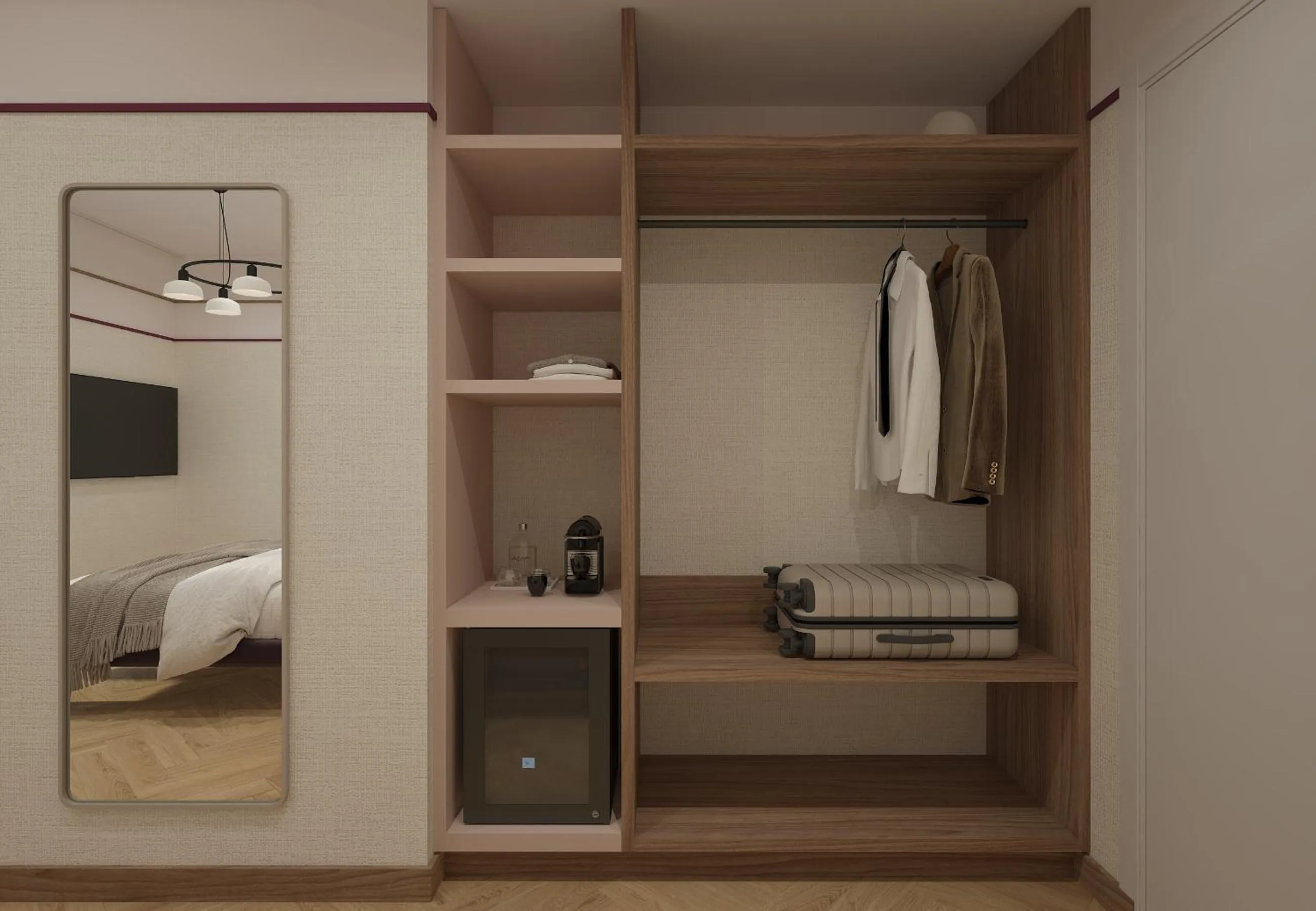 Bed in Hotel Taormina