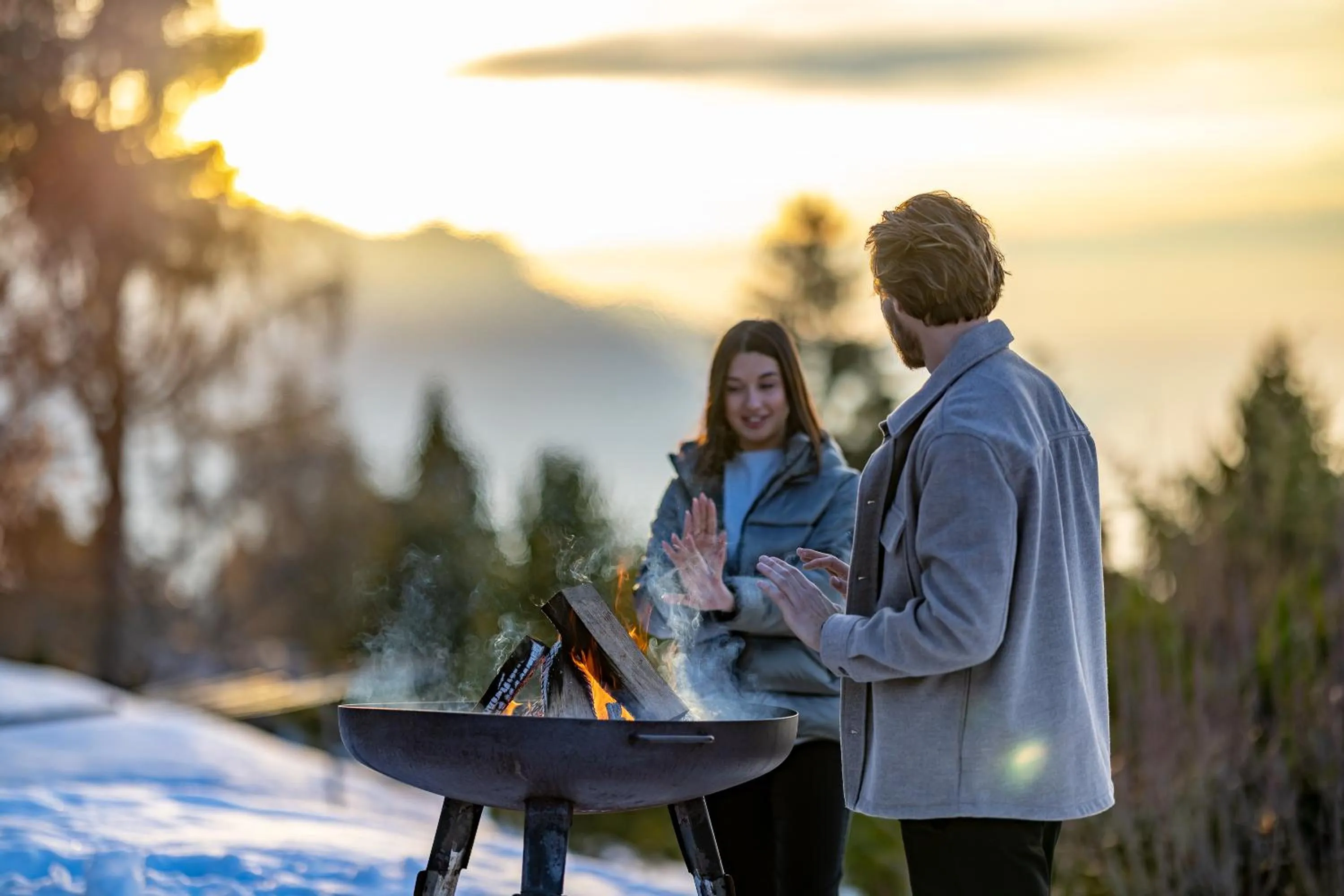 Sunset in Le Coucou Hotel Restaurant & Lounge-Bar