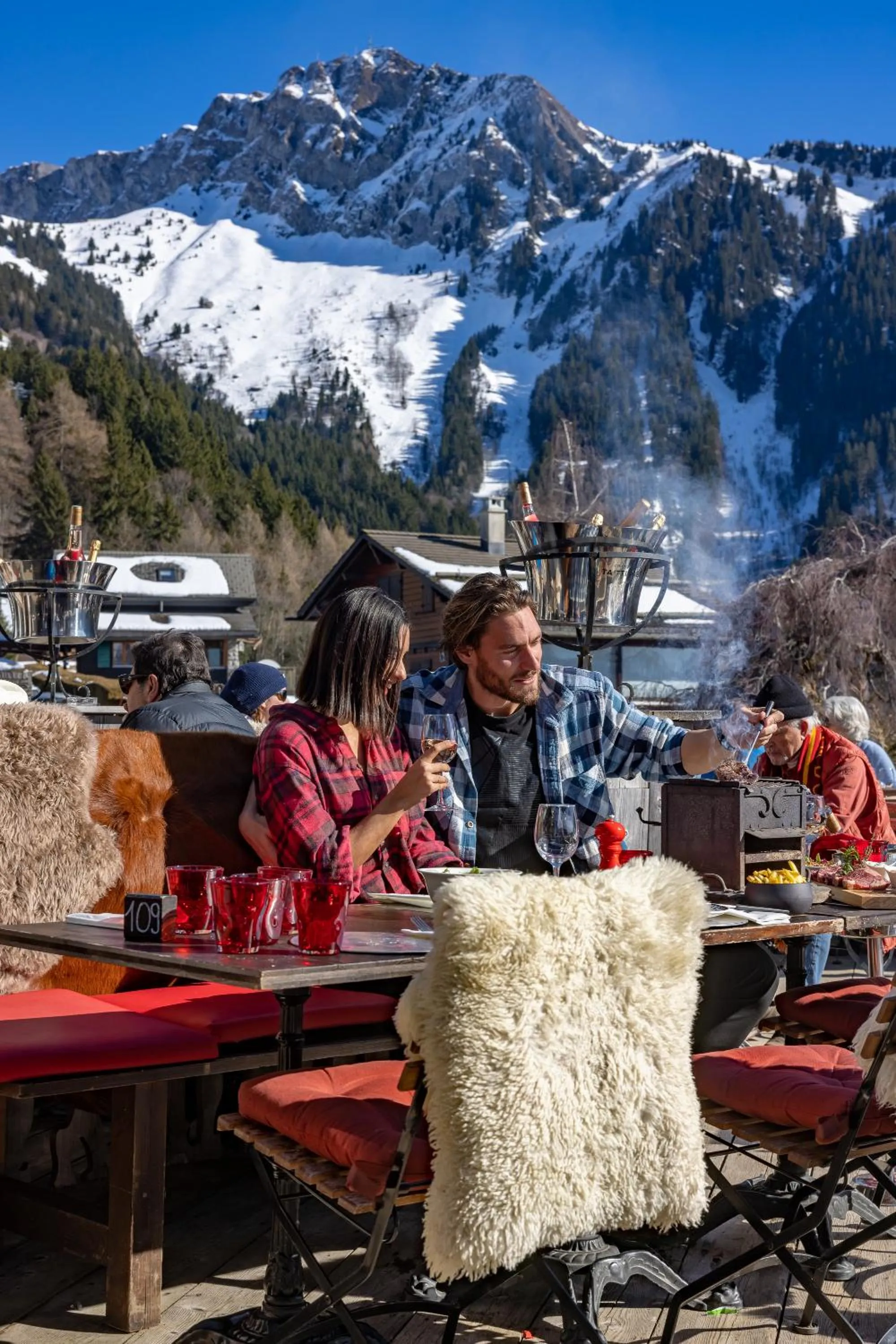 Patio in Le Coucou Hotel Restaurant & Lounge-Bar