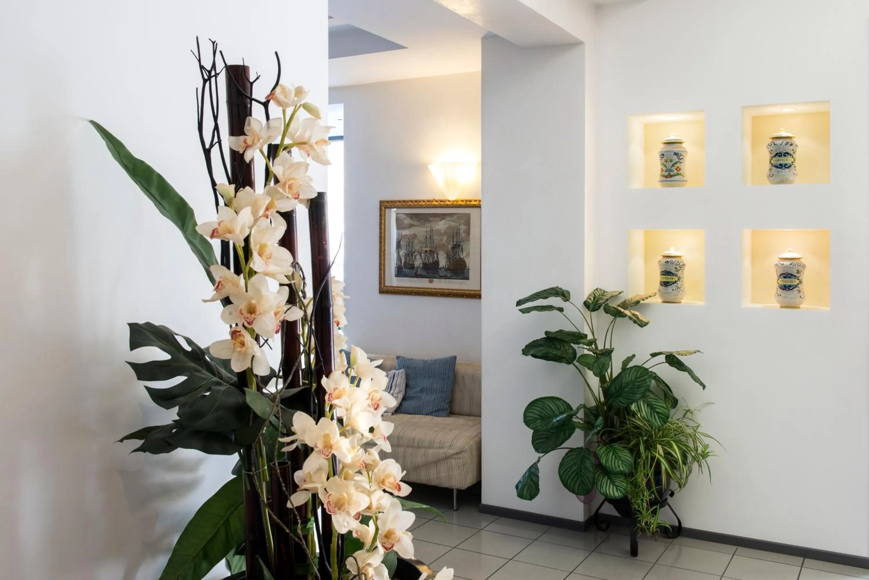 Lobby or reception in Hotel La Conchiglia